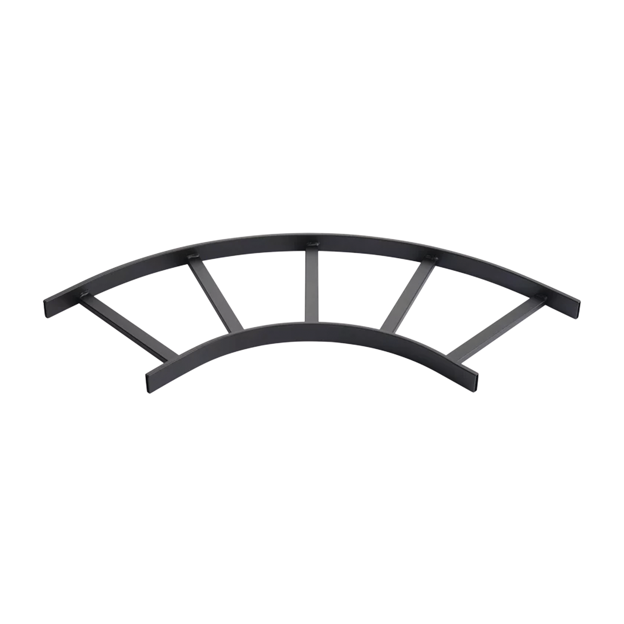 Accesorio de Escalerilla Sección Horizontal de 90º, 12 in de Ancho, de Acero, Color Negro