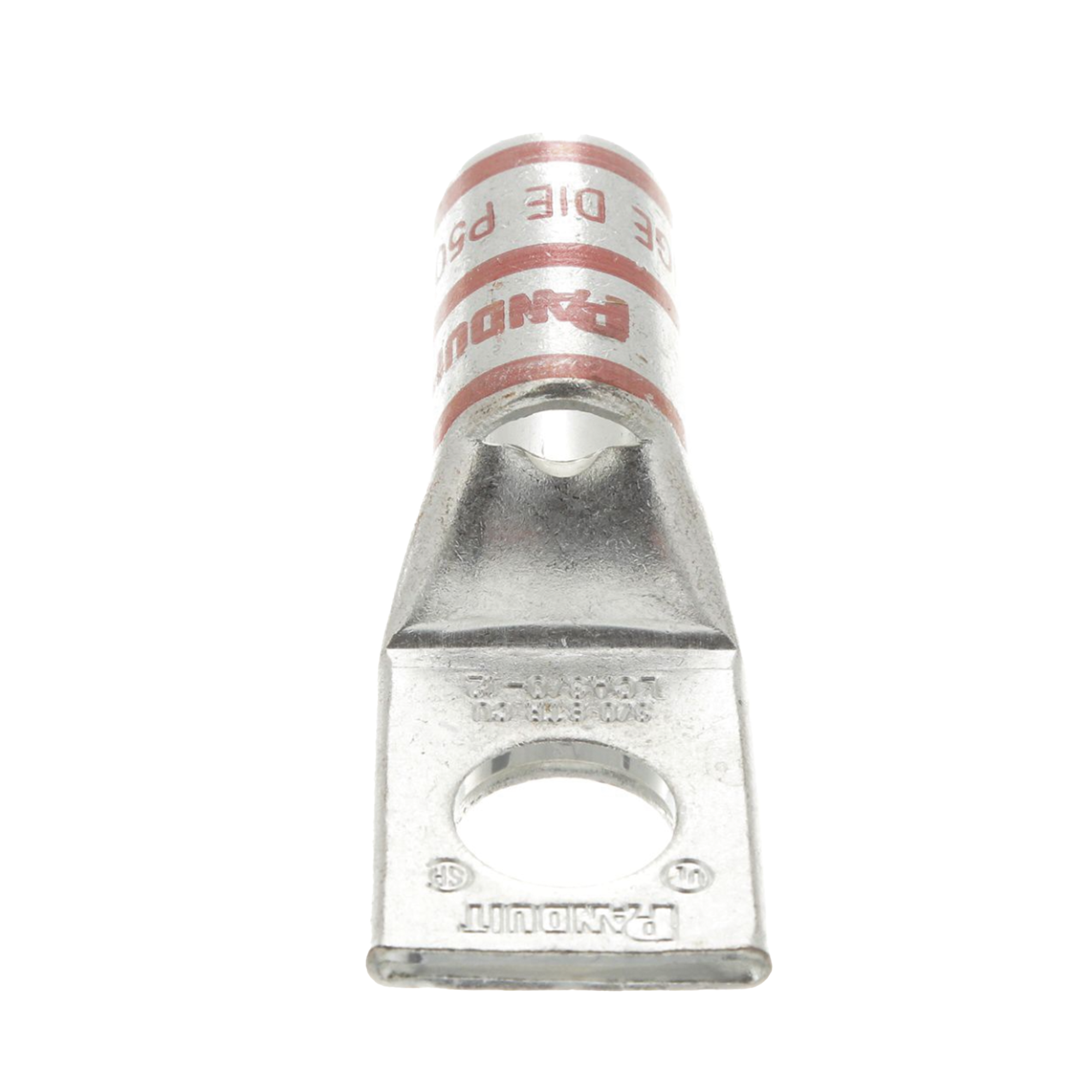 Terminal de Compresión de Cobre con Orificio 1/2', para Cable 3/0 AWG. 10 Piezas