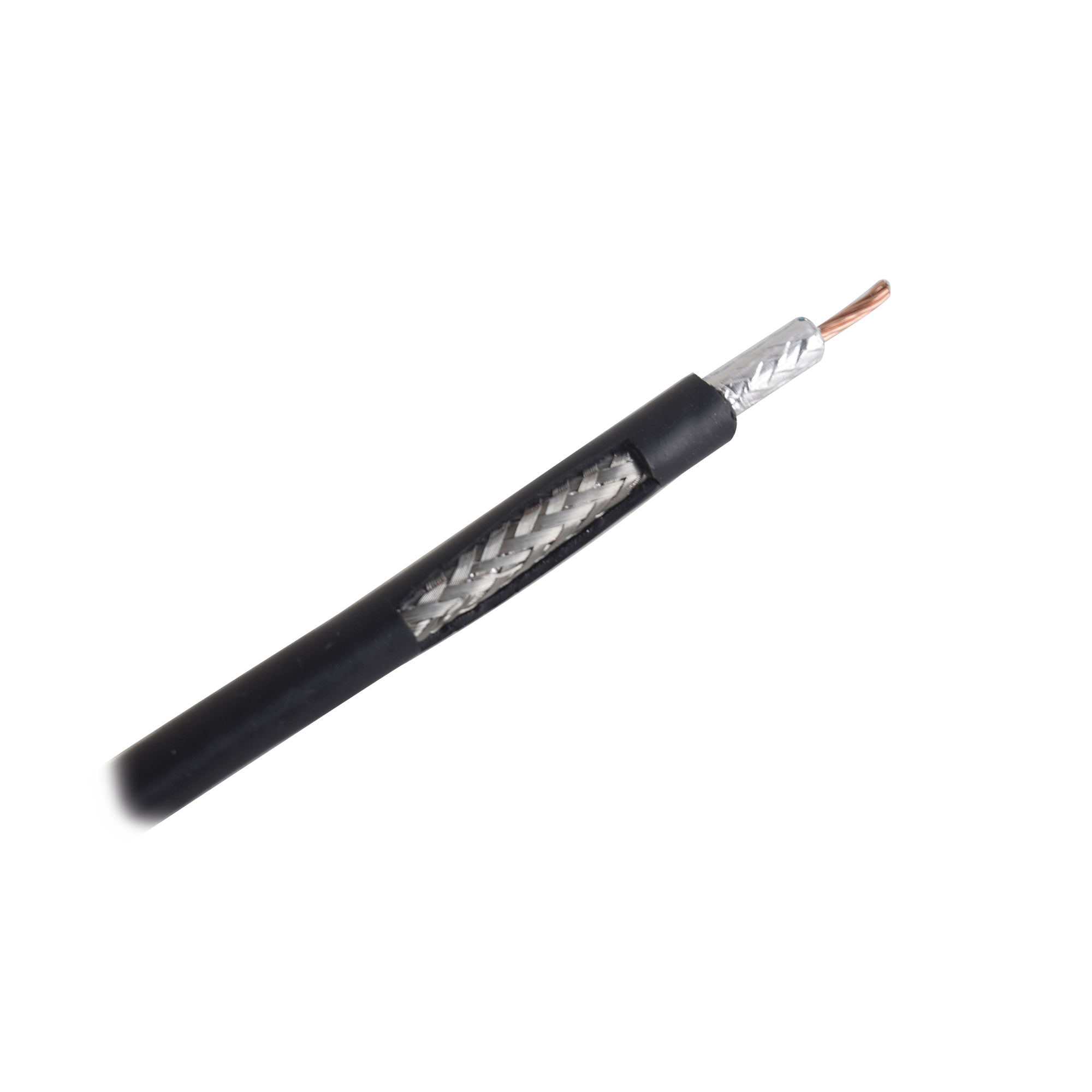 Metro de Cable Coaxial Ultra Flexible LMR240UF de 50 Ohm, Conductor Central de Cobre Trenzado