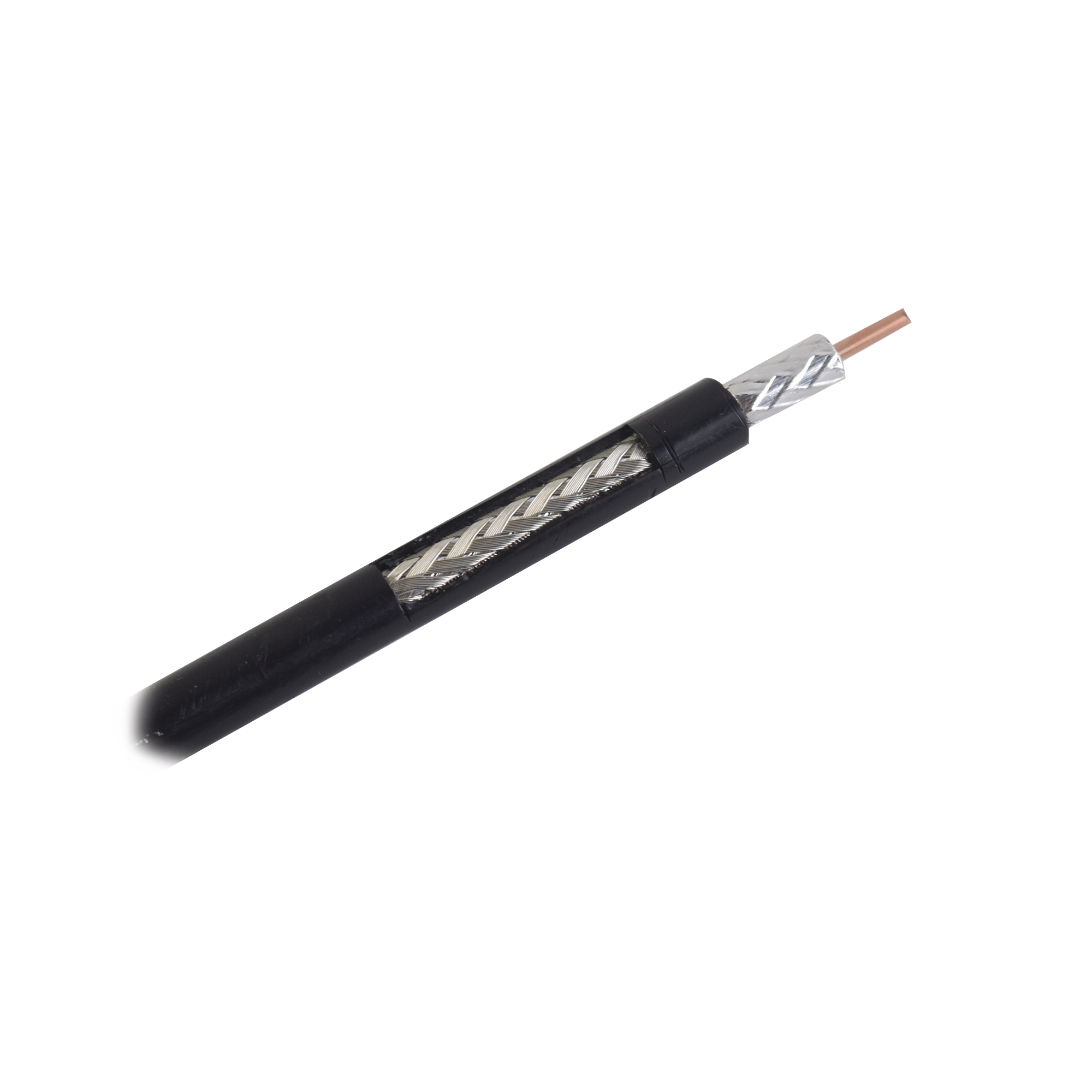 RG-8X, Metro de Cable Coaxial de Baja pérdida, Conductor Central de Cobre, 50 Ohms