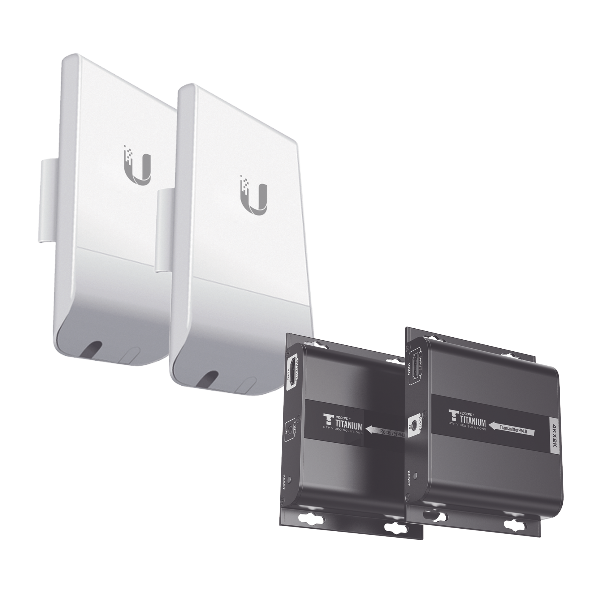 Kit de Enlaces de Video por HDMI Inalámbrico / Distancias de hasta 200m / Soporta Resolución hasta 4K