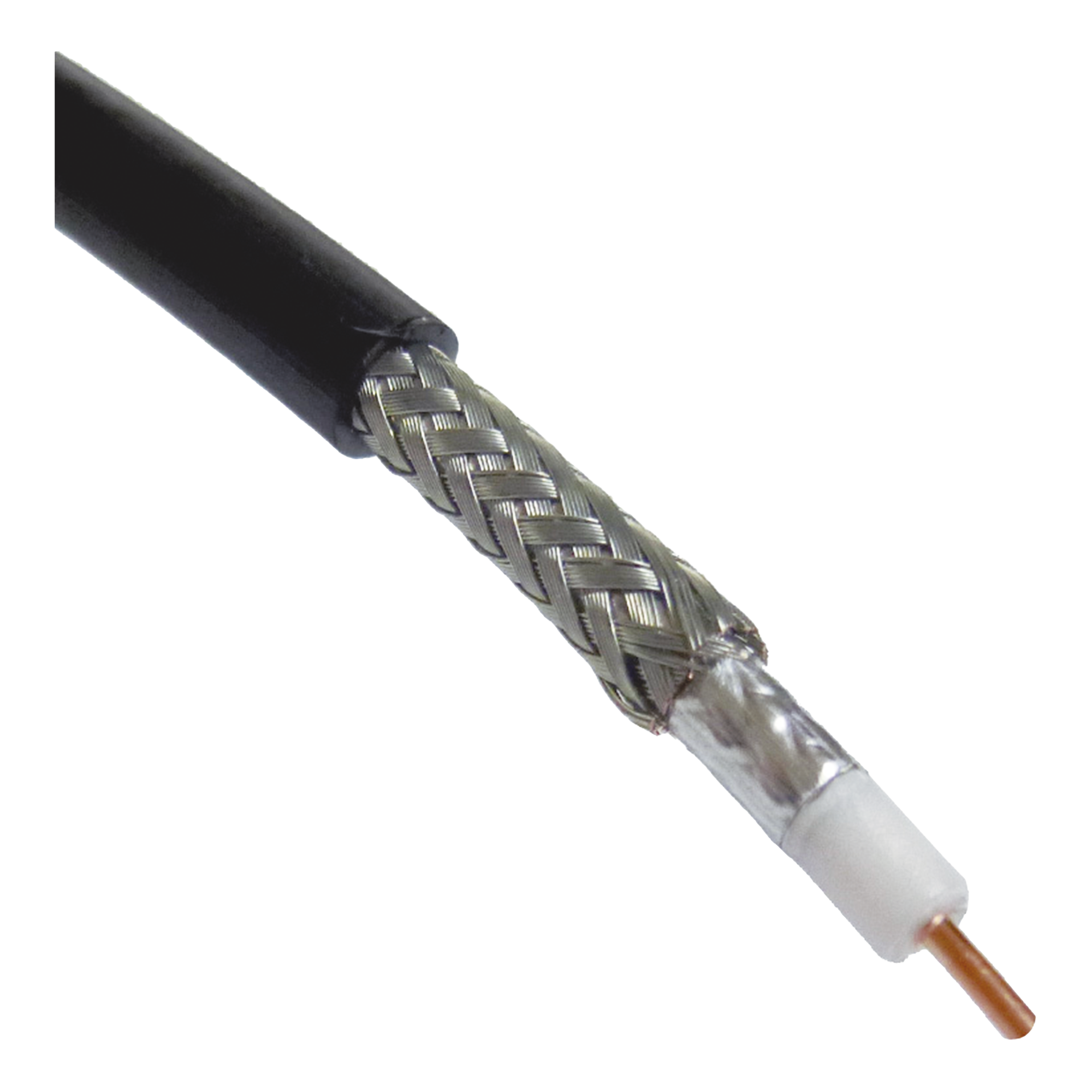 Carrete de 305m de Cable Coaxial RG-58, 50 Ohms con Conductor Sólido de Cobre