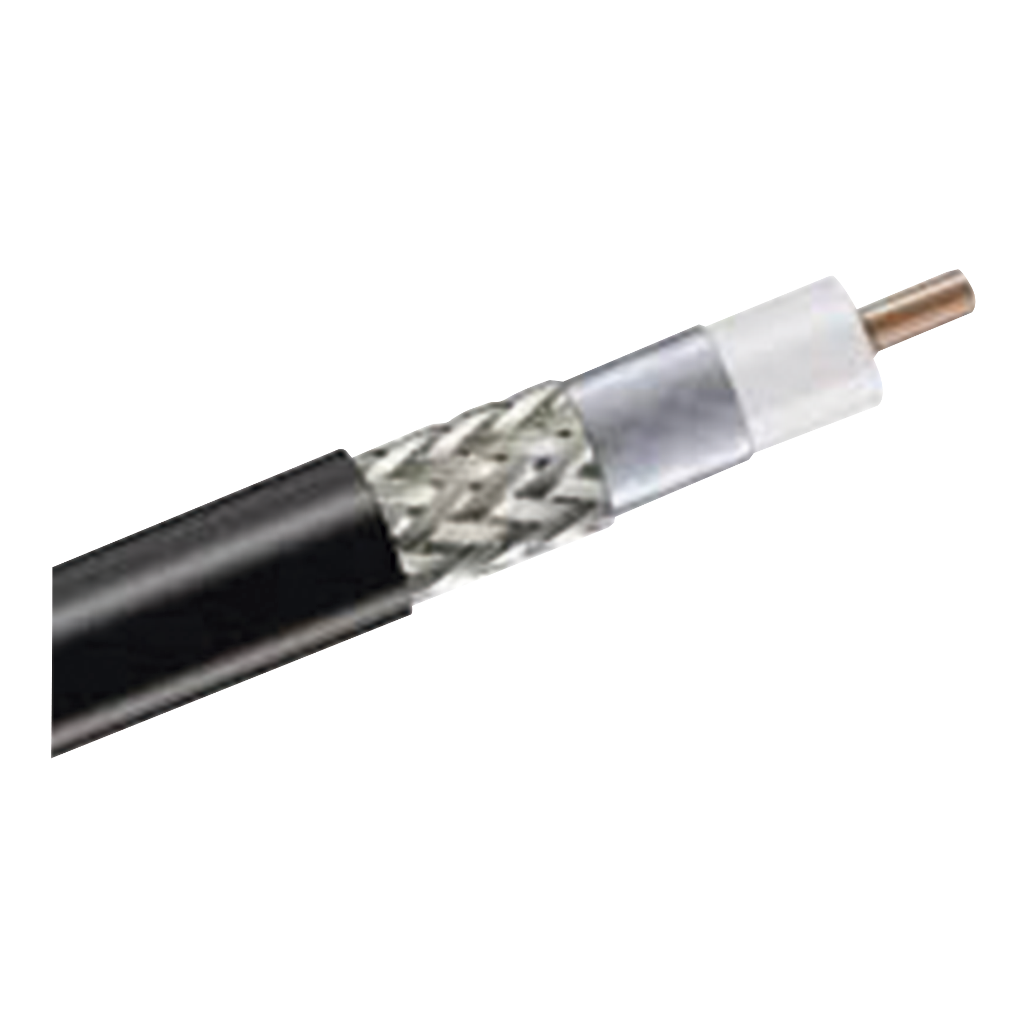 Carrete de 305m de Cable Coaxial Tipo RG-8 50 Ohms C/Conductor de Aluminio recubierto de Cobre Estañado y Malla D/ de Aluminio recubierto Cobre Estañado