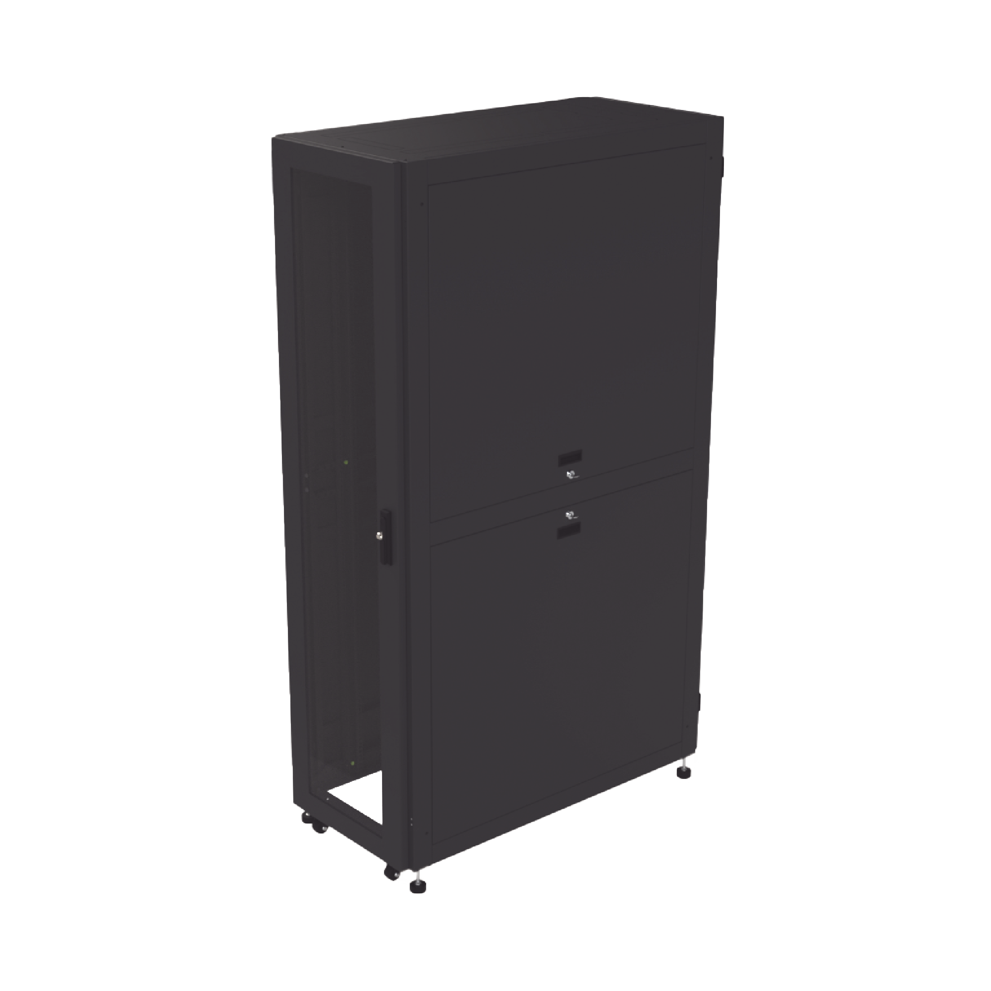 Gabinete Profesional para Telecomunicaciones de 45UR, 1200 mm Profundidad.