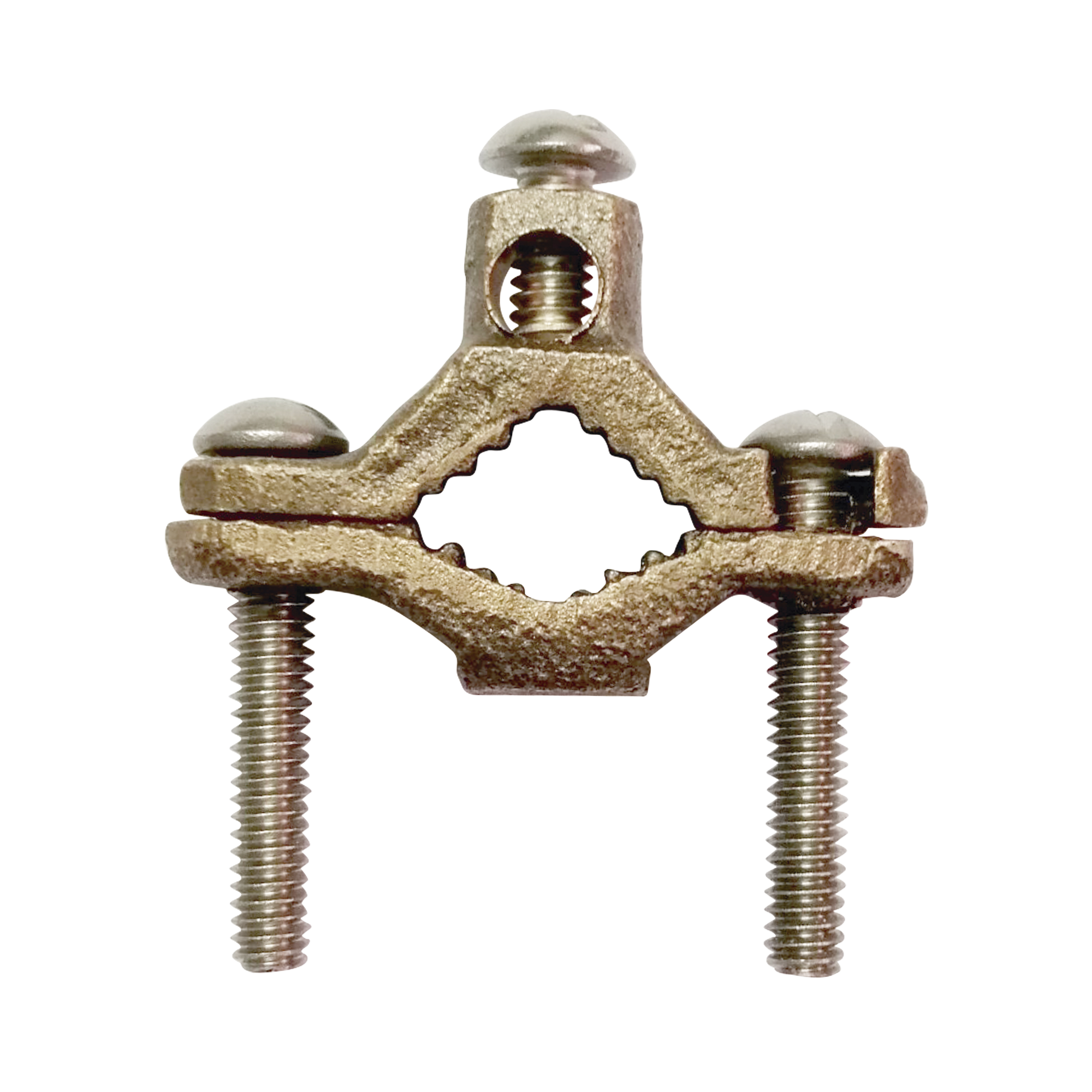 Conector para Tubo de hasta 1 1/4' a cable Cal. 4 AWG. Ideal para Aterrizaje de Torres TZ