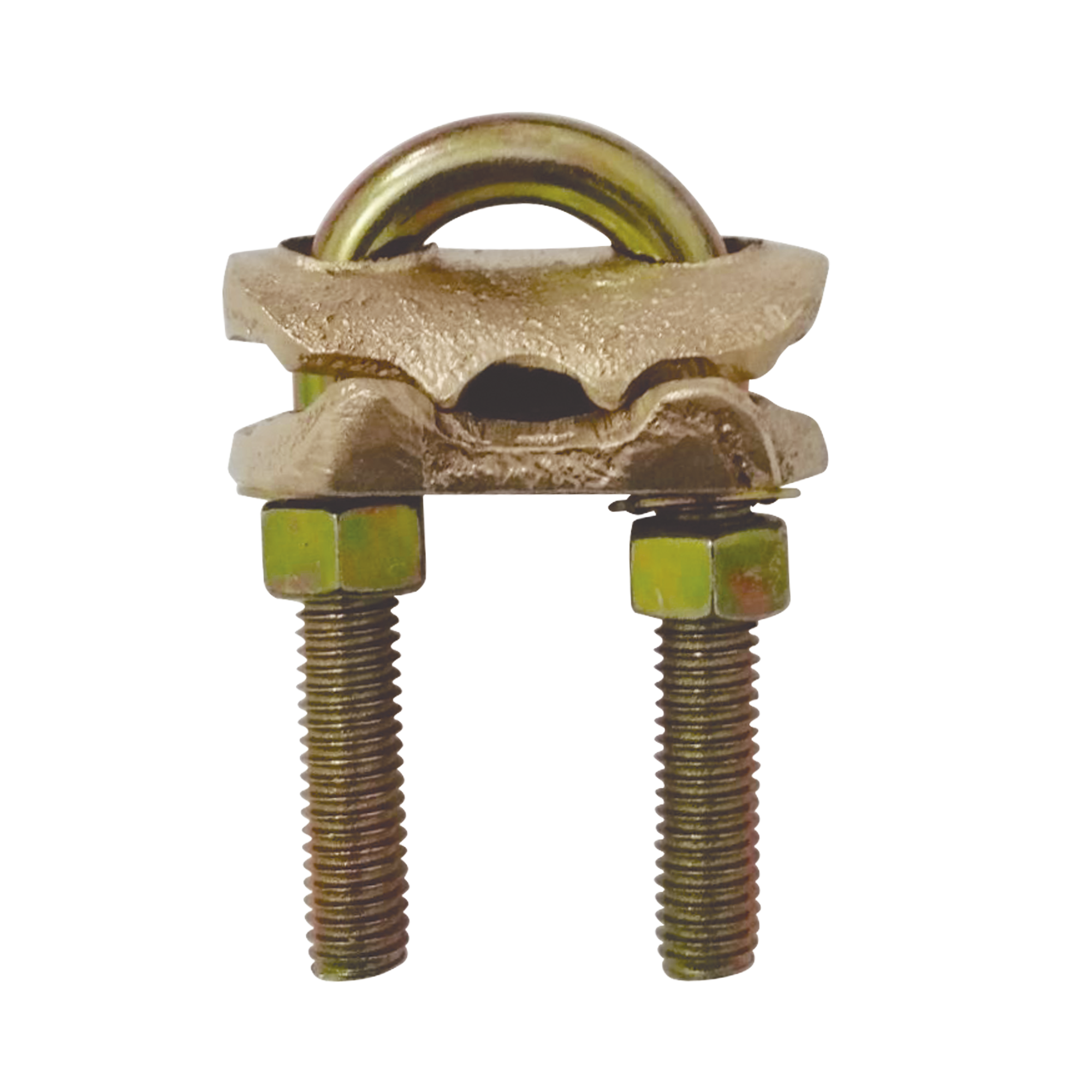 Conector Tipo Perro para Varilla 5/8' a Cable Calibre 4  a 2/0 AWG