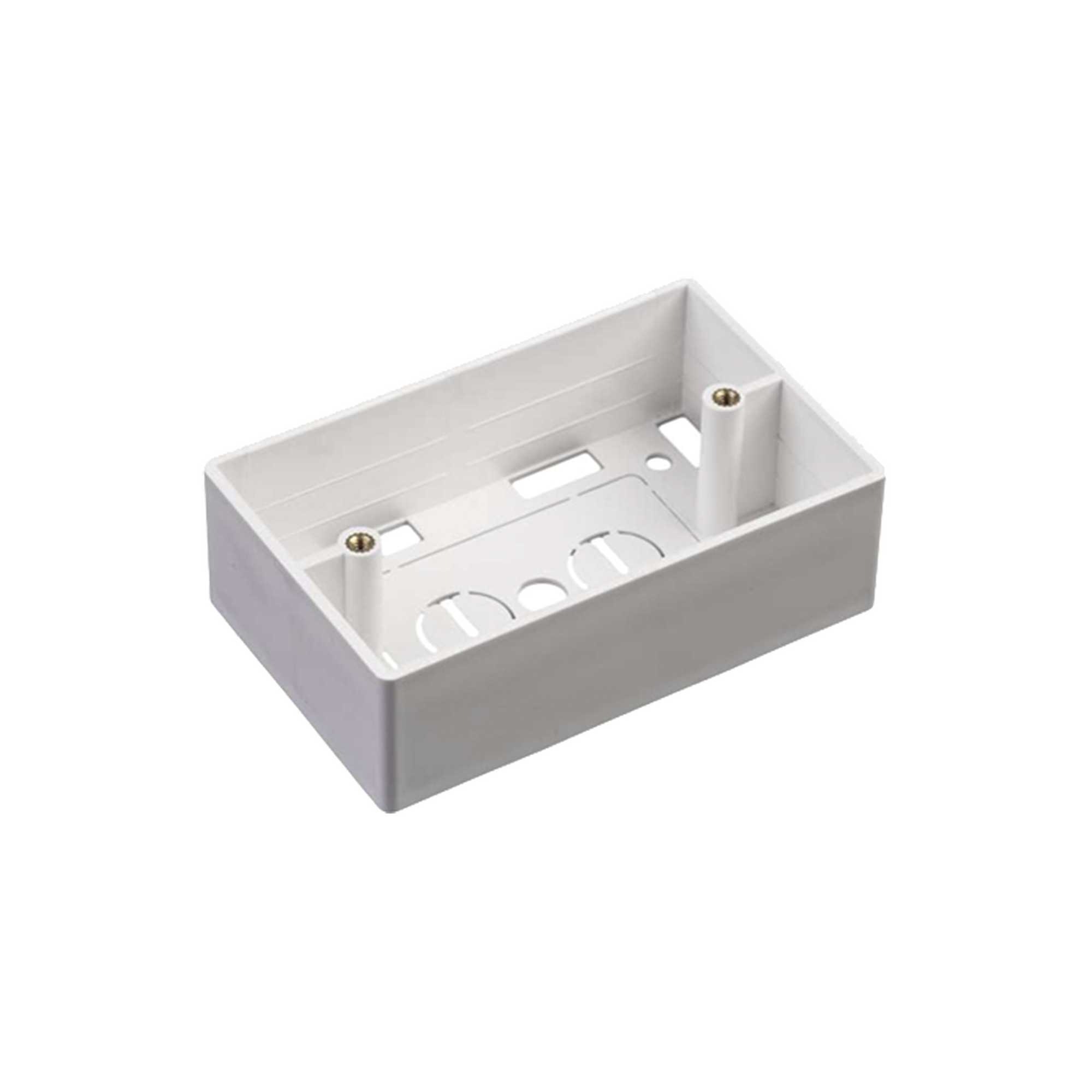 Caja de Pared Universal, Color blanco, Para montaje con Placas de Pared