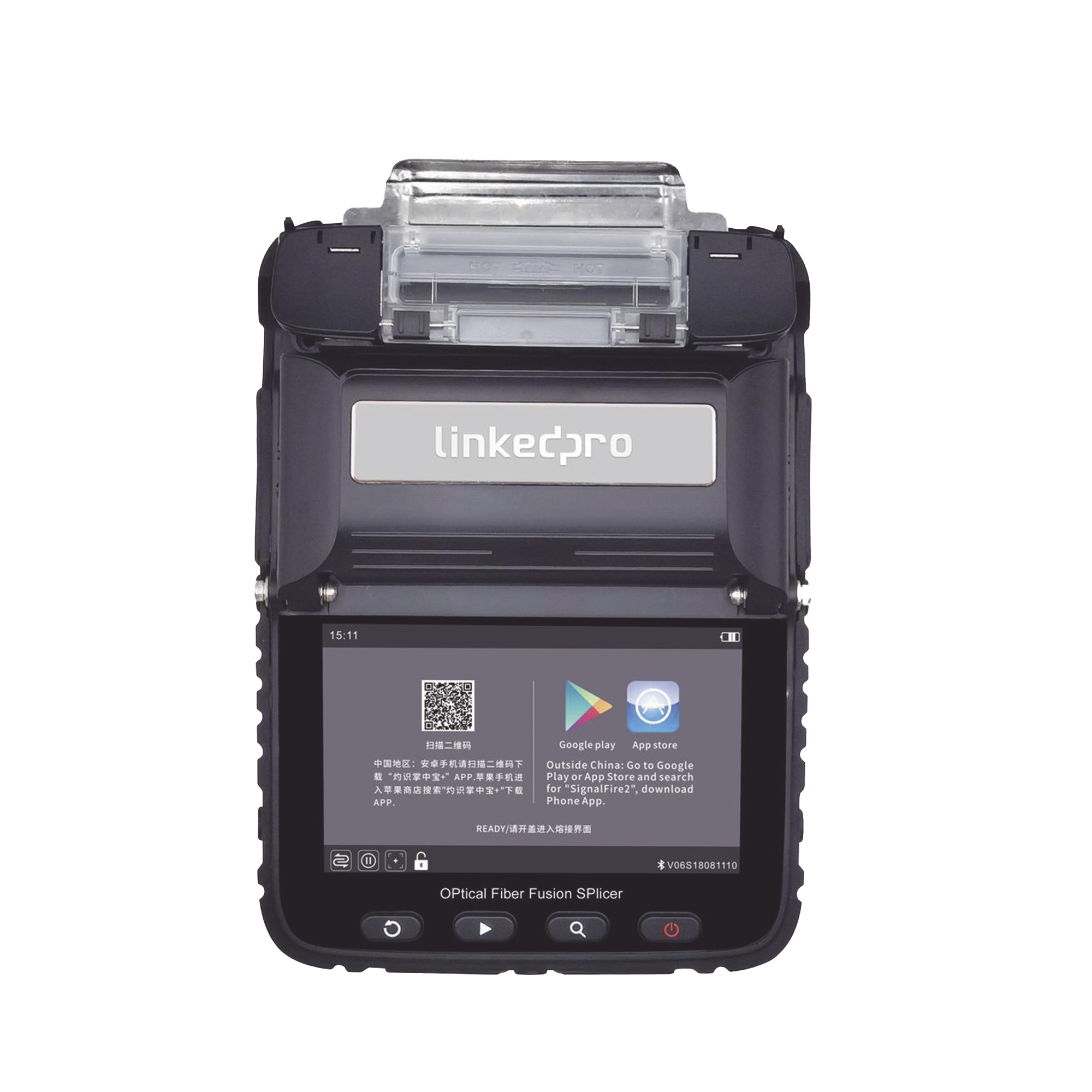 Fusionadora de Fibra Óptica MultiModo y MonoModo / 6 motores / Alineación por Núcleo