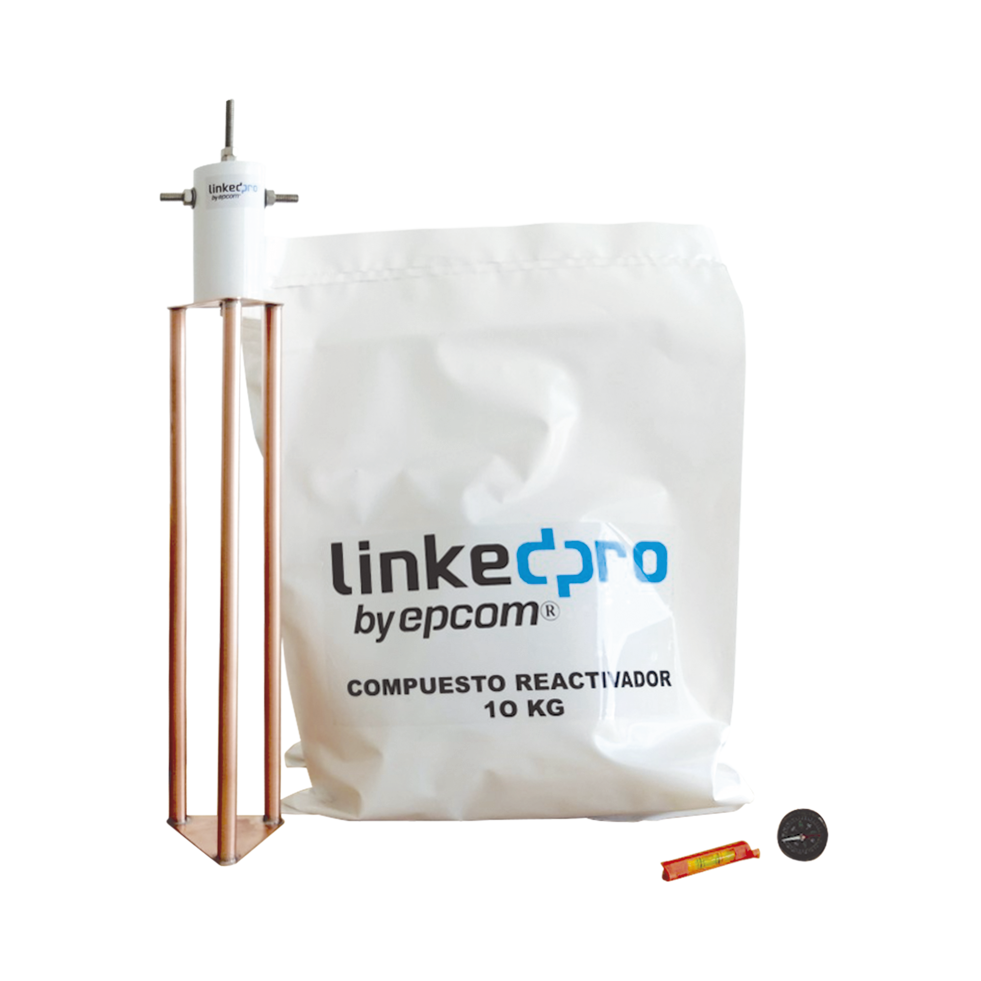 Electrodo para Corriente Máxima de 30 Amp. con Compuesto Mejorador de Terreno