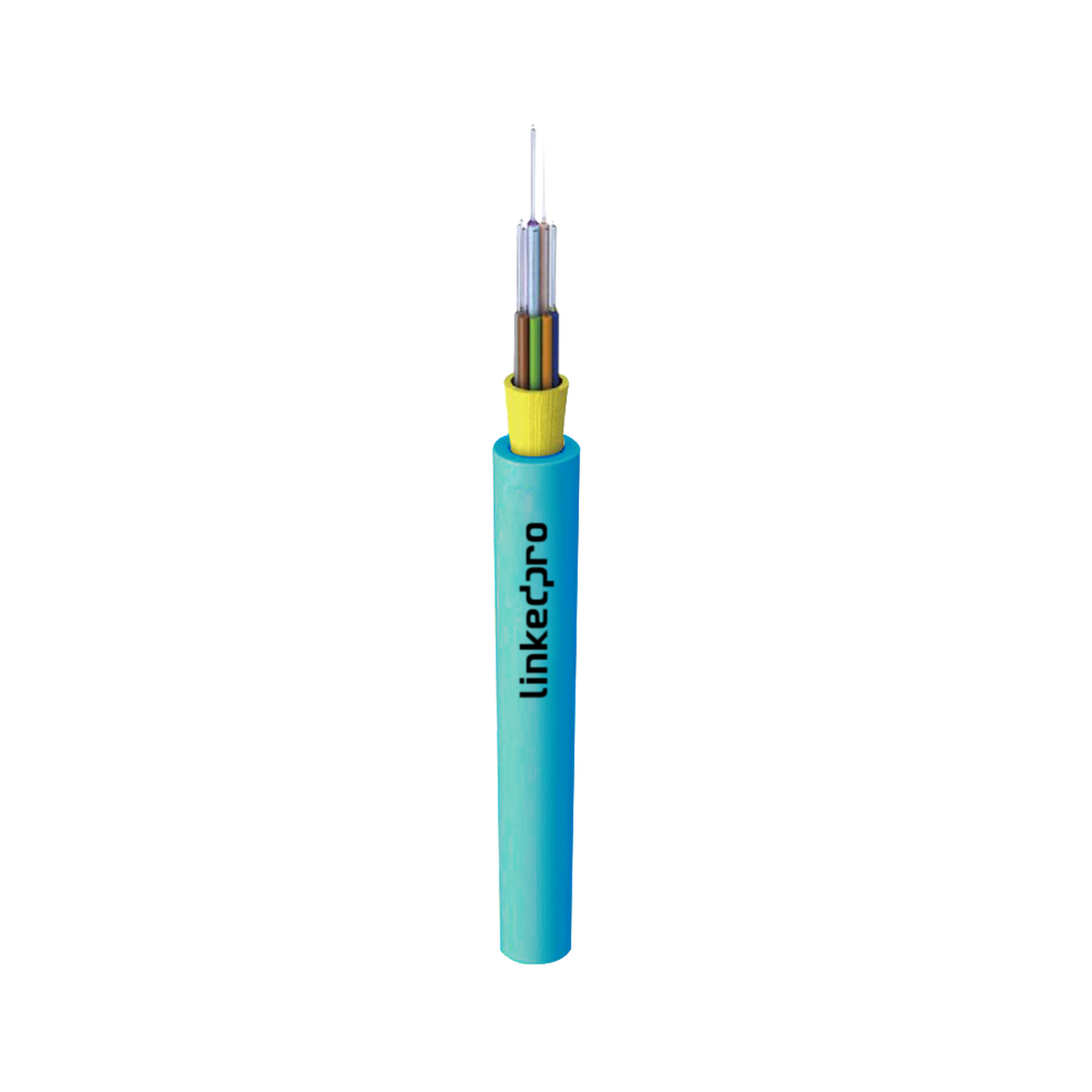 Cable de Fibra Óptica Multimodo OM3 50/125, 6 hilos, para Interior, Tight Buffer 900µm, OFNR Riser, Dieléctrica, Precio Por Metro