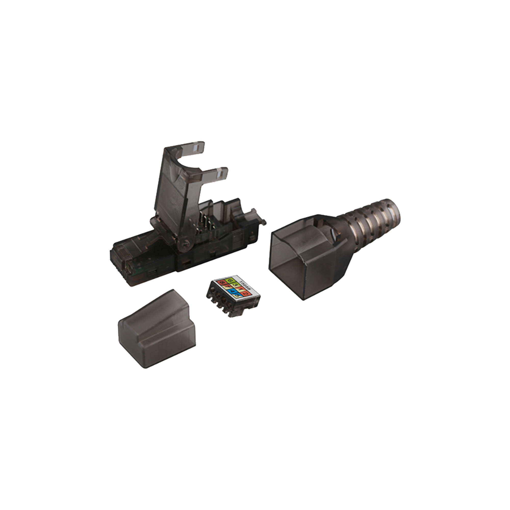 Plug RJ45 para Cable UTP Categoría 6A -Sin herramienta, para terminación en campo