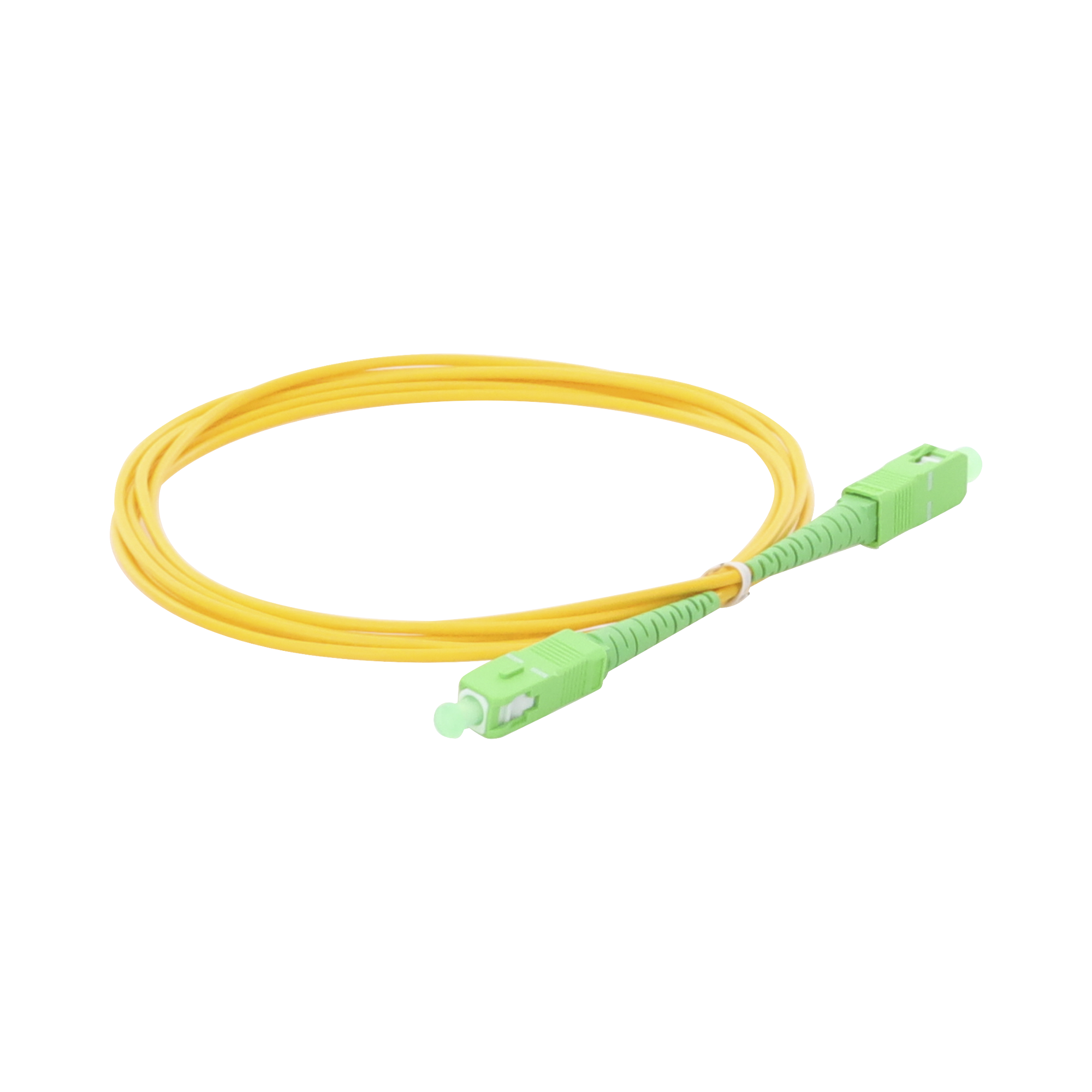 Jumper de Fibra Óptica Monomodo SC/APC-SC/APC Simplex de 2 metros, 2mm