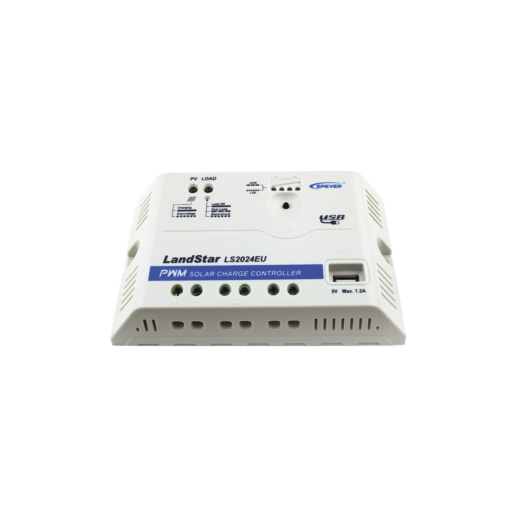 Controlador Solar PWM 12/24 V 20 A, Salida USB