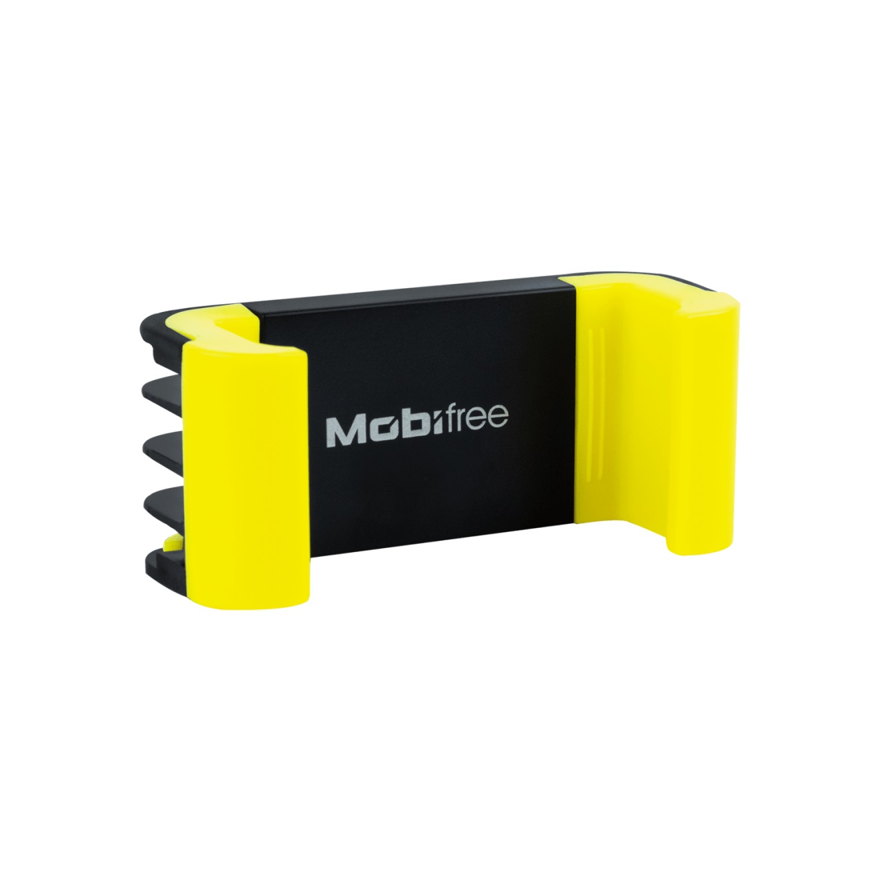 Soporte para celular Mobifree Holder Mount para ventila - Negro y Amarillo, Universal, De plástico