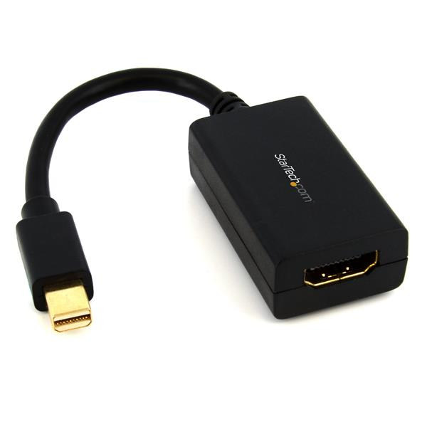 Convertidor Mini DisplayPort a HDMI StarTech.com MDP2HDMI - Mini DisplayPort, HD DB15 FM, Negro