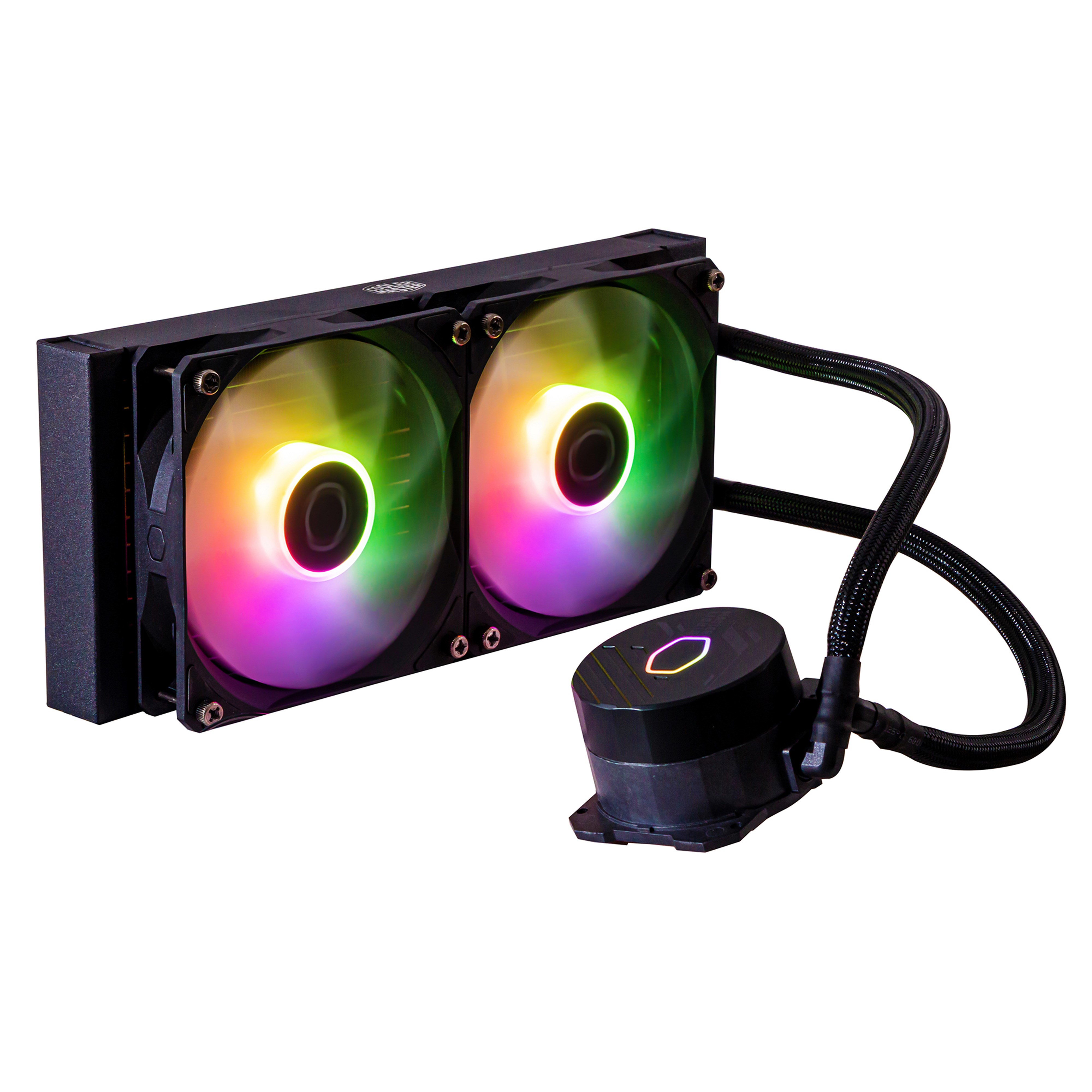 Enfriamiento COOLER MLW-D24M-A18PZ-R1 240L Core ARGB Enfriamiento Líquido para CPU - 2 x 120mm, 650-1750RPM, 2 ventiladores