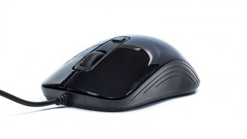 Mouse Alámbrico VORAGO MO-102-BK - Negro, 4 Botones, USB, 1, 000 / 1, 600 DPIs