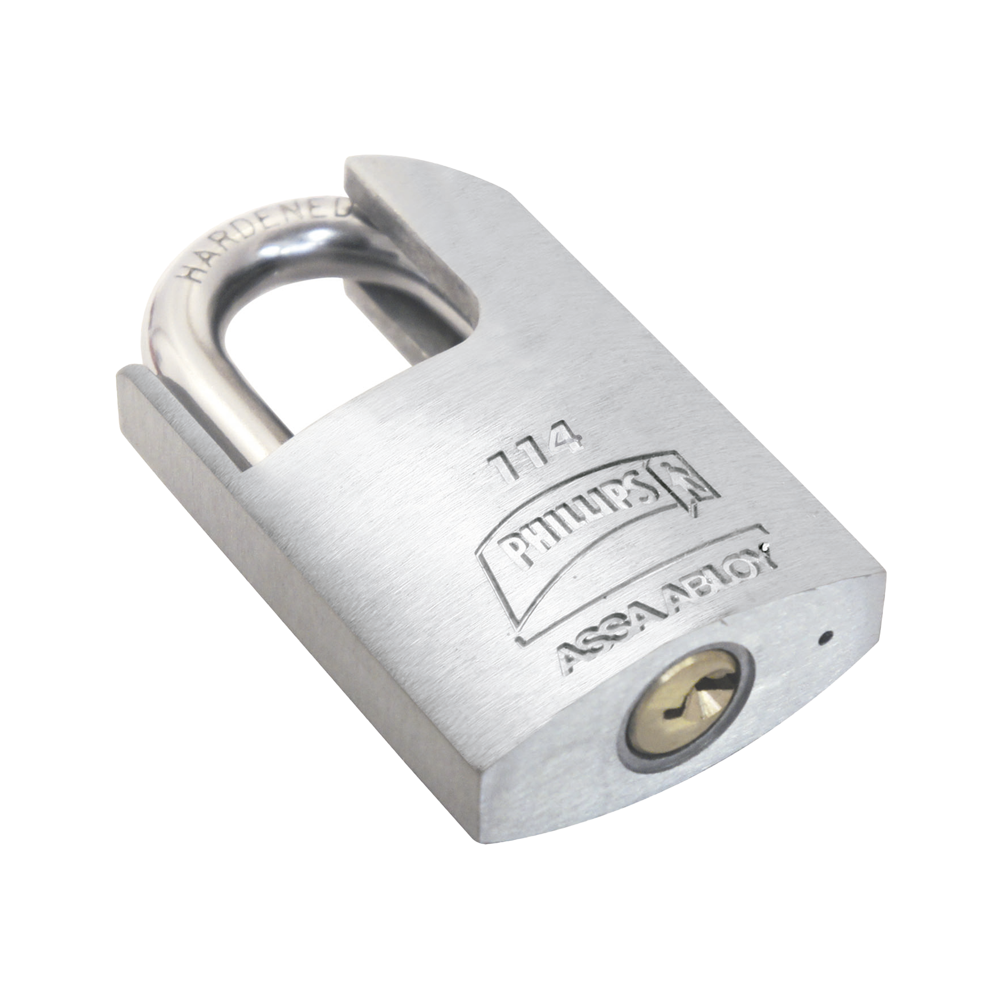 Candado Metálico Robusto para Puertas / Llave PH-52 para 5 pernos de combinación / Diseño Anti-palanca con Gancho Protegido.