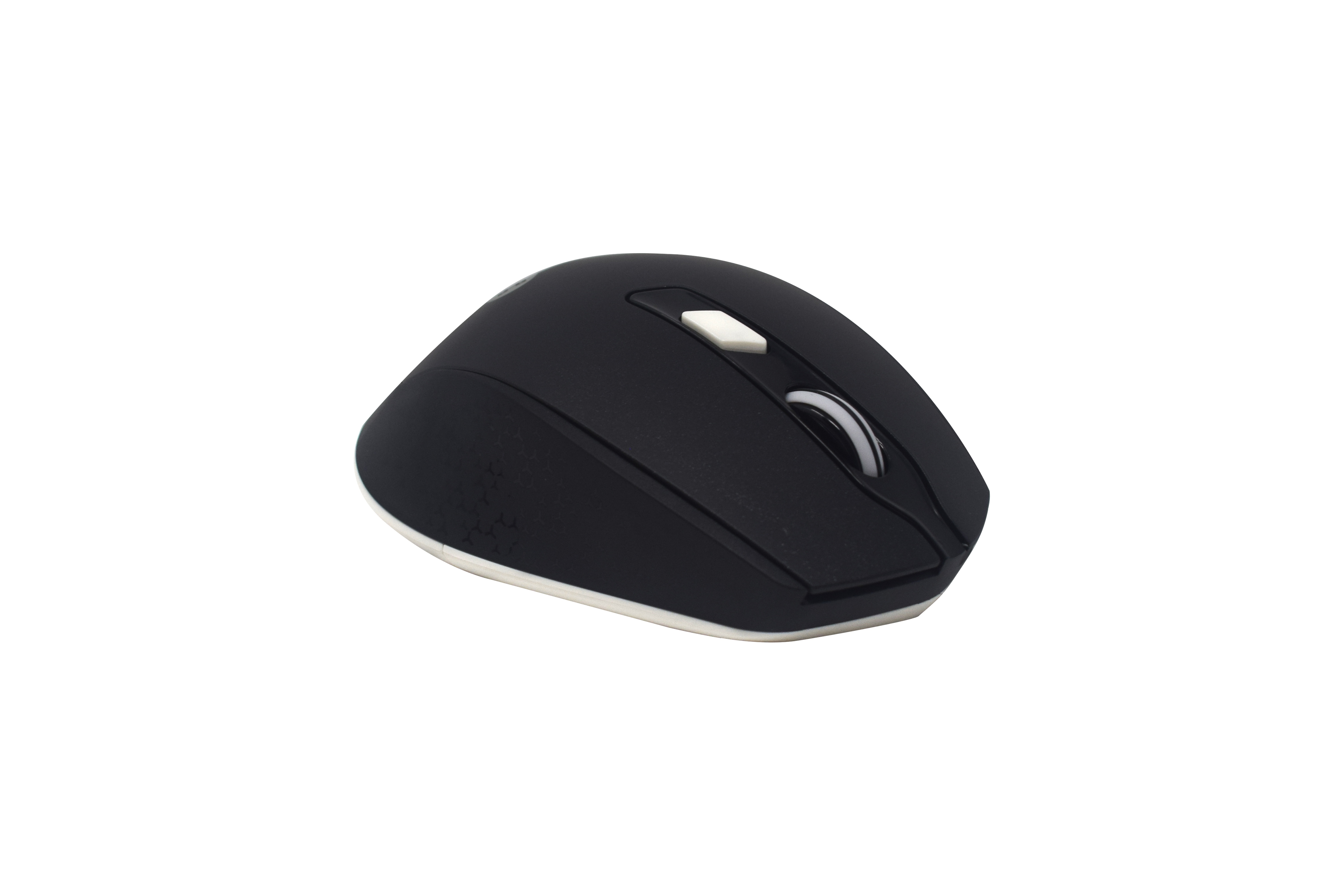 Mouse Naceb Technology NA-0119N - Negro, 6 botones, Inalámbrico, 1200 - 2400 DPI