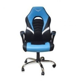 Silla Gamer Naceb Naceb Technology NA-0935A - Gamer, Azul, Poliuretano + Nylon