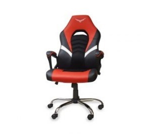 Silla Gamer Naceb Rojo Naceb Technology NA-0935R - Gamer, Rojo, Poliuretano + Nylon