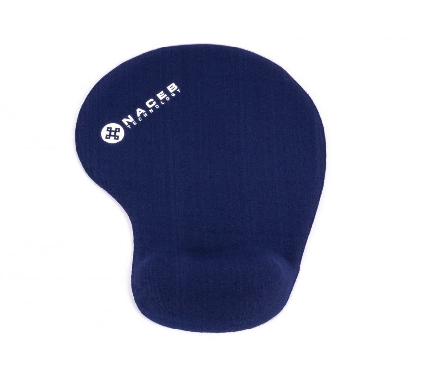 Mouse Pad NA-549AZDE Naceb Technology - Azul Marino, Gel