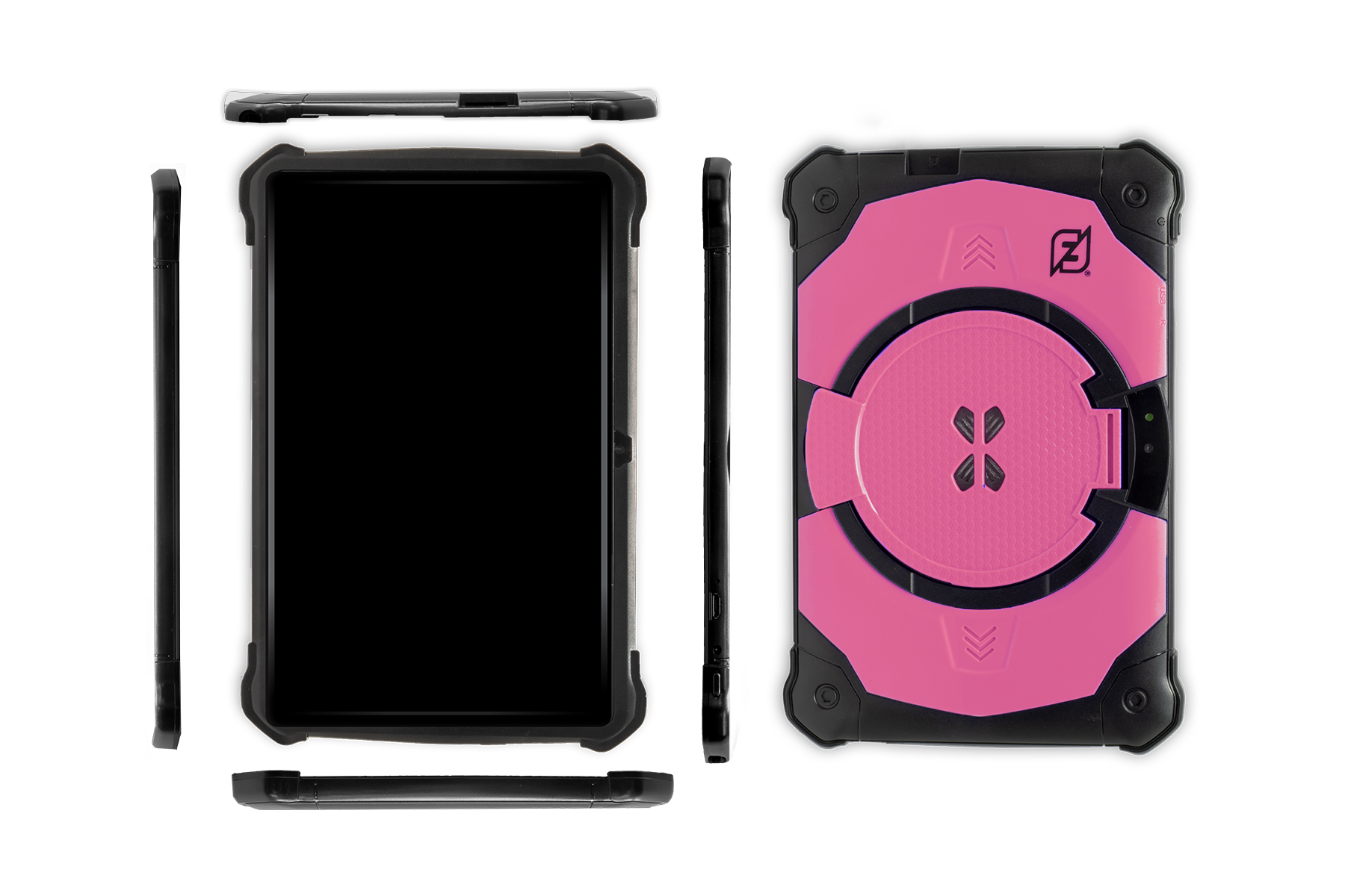 TABLET M002K-2 2GB RAM 16GB ROM 7 PULGADAS ANDROID 10 CAM 2 Y 5 MP FLASH FUNDA CON STAND INCLUIDO NEGRO/ROSA - 