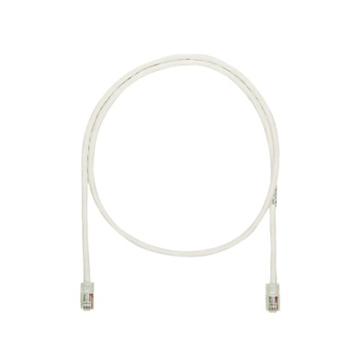 Cable de parcheo UTP Categoría 5e, con plug modular en cada extremo - 1.5 m. - Blanco Mate