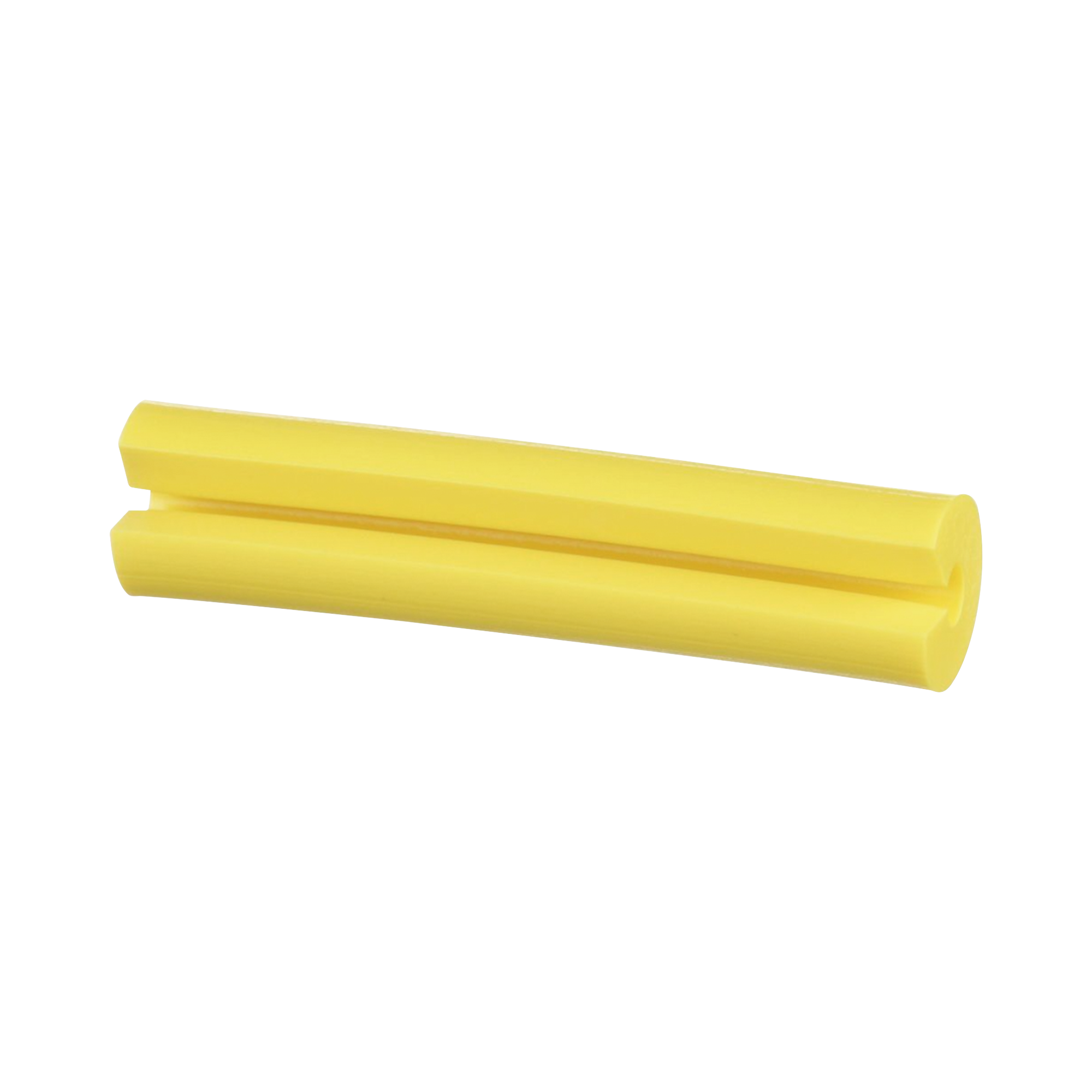 Manguito Porta Etiquetas de Identificación, Para Fibra Simplex de 2 mm, 1 in de Largo, Color Amarillo, Paquete de 100pz