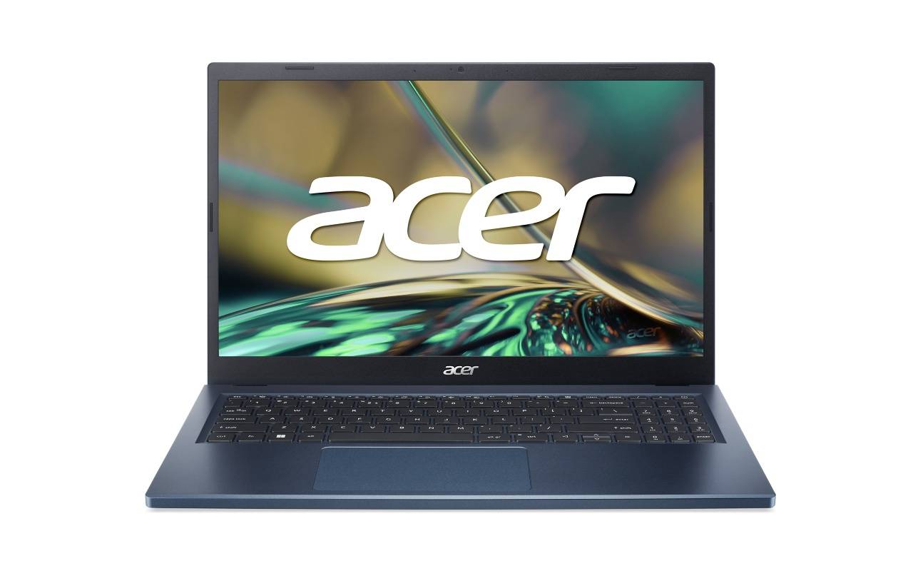 LAPTOP ACER ASPIRE 3 RYZEN 5 7520U; PANTALLA 15.6 FHD; 8 GB RAM; 512 GB PCIe NVMe SSD; WINDOWS 11 HOME; 1 año de garantía + 1 año contra Robo; AZUL - 