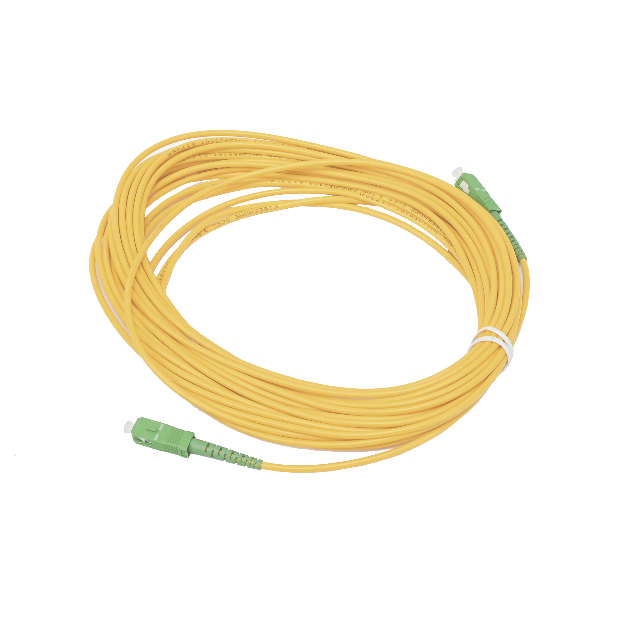 Jumper de Fibra Óptica Simplex, Monomodo, con Conectores SC/APC-SC/APC, 10 metros