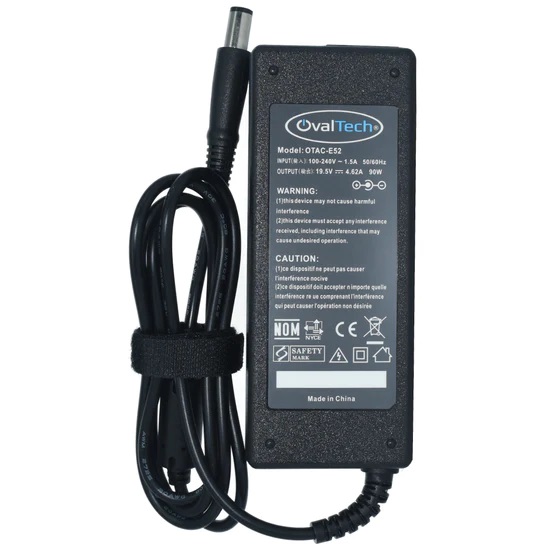 Cargador / Adaptador para Laptop OTAC-E52 OVALTECH de 90W 19.5V 4.62A (7.4*5.0) - 