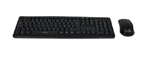 Kit teclado y mouse (PC-201076) Alambrico USB PERFECT CHOICE PC-201076 - Estándar, Negro, 1000 DPI