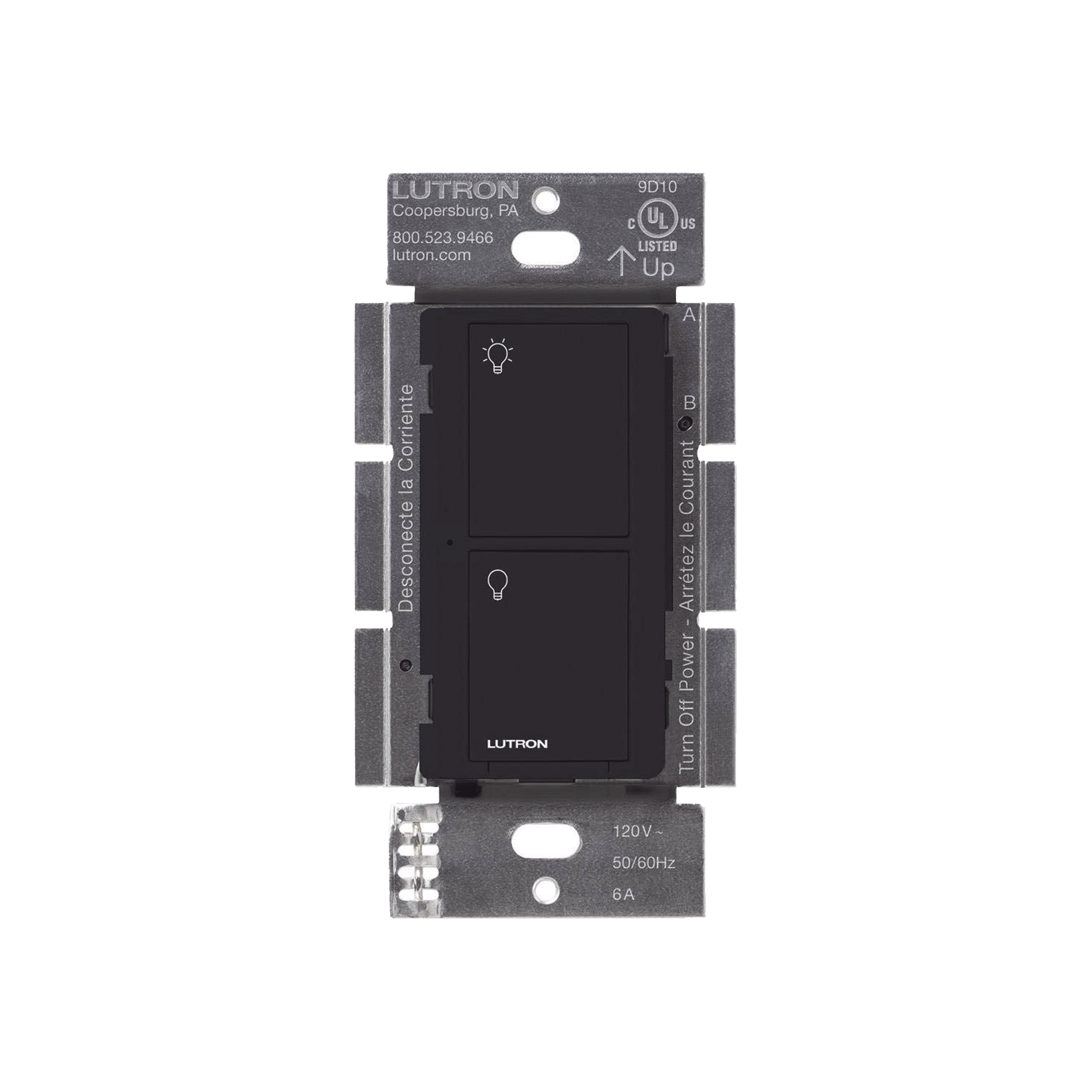 (Caseta Wireless) Interruptor Inteligente On/Off, requiere cable neutro. 6A, /120V