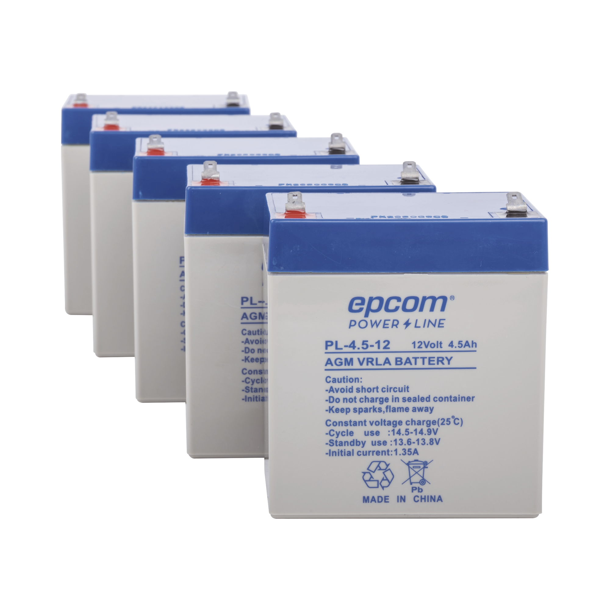 Paquete de 5 Baterías PL4.512, Ahorre $ con este KIT