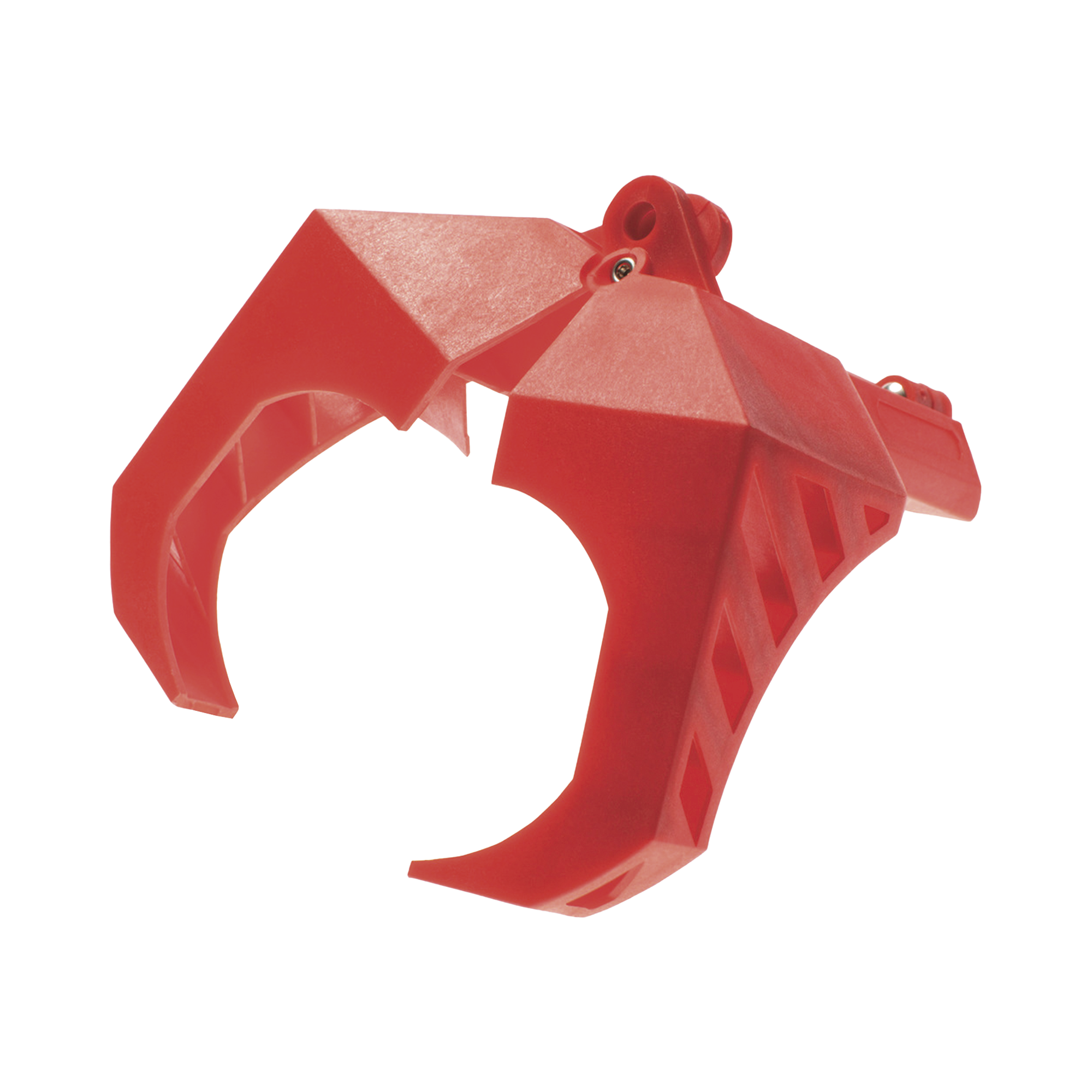 Dispositivo de Bloqueo LOTO para Válvulas de Bola, Para Diámetros de de 1.5 a 2' y Longitud de Mango Hasta 7.5', Color Rojo