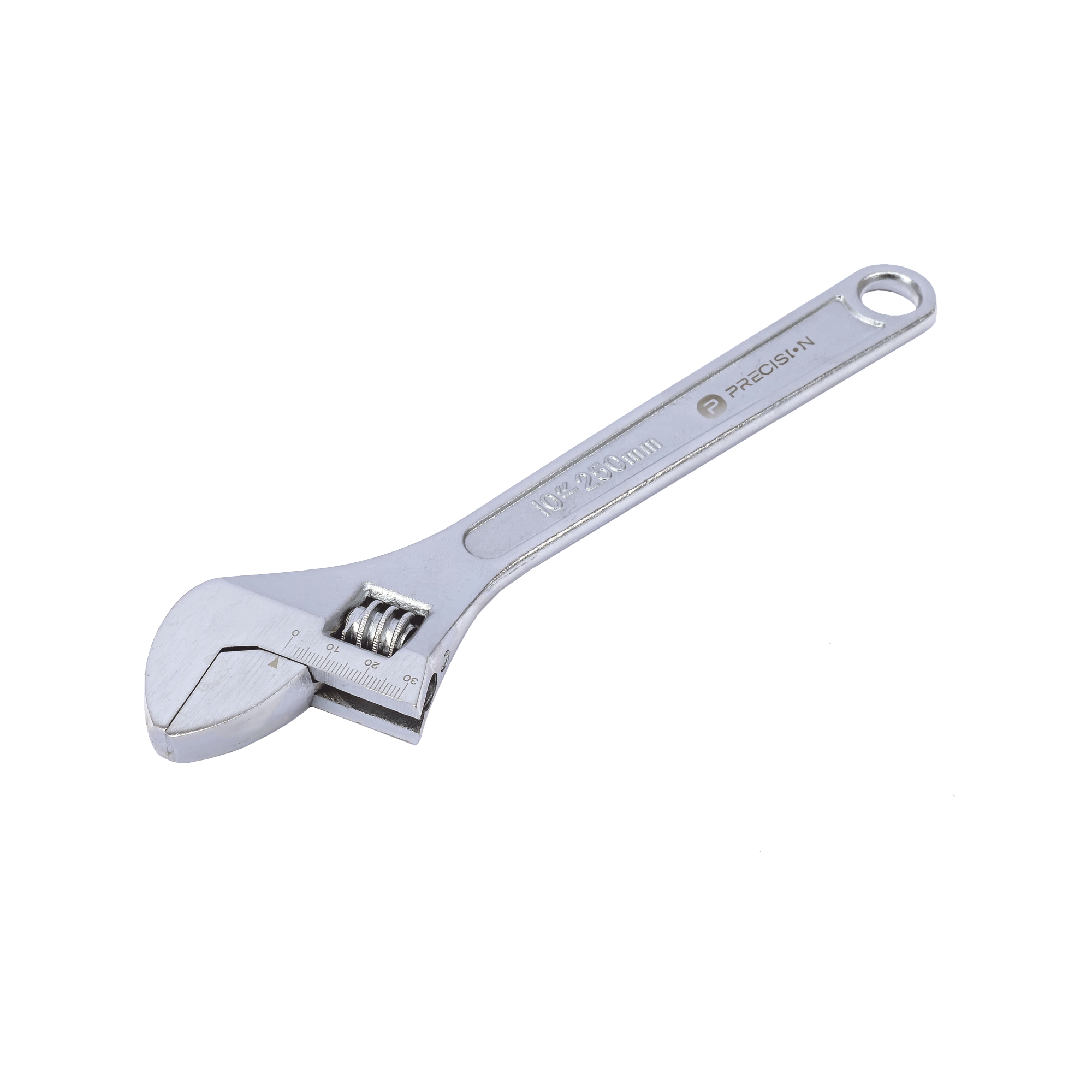 Llave Ajustable (Perico) de 20.5 cm (10”). Apertura máxima de Mordaza de 30 mm.