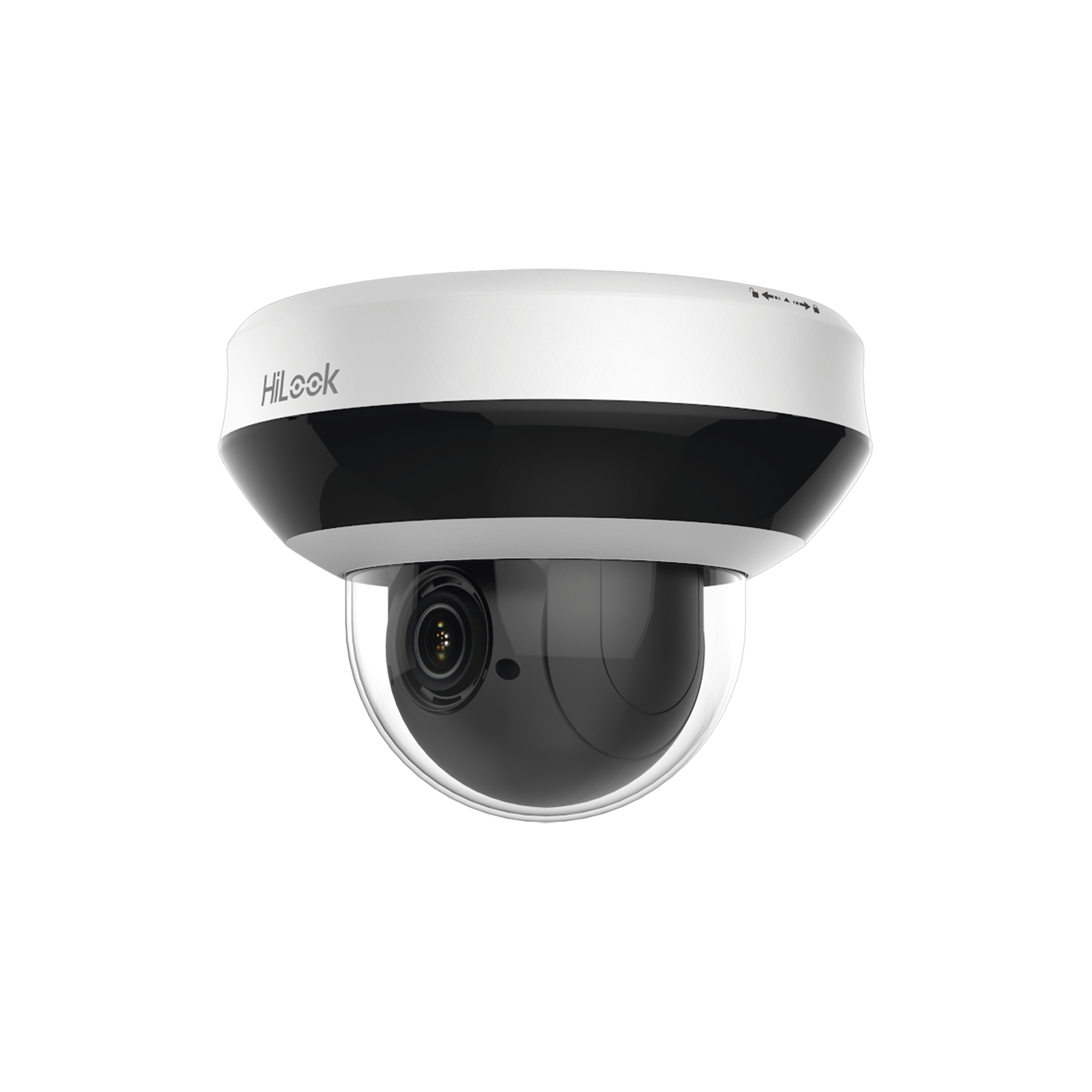 Mini Domo PTZ IP 4 Megapixel / 4X Zoom / H.265+ / 20 mts IR EXIR / WDR / PoE / IK10 / Exterior IP66 / Ultra Baja Iluminación / Micrófono Integrado / PoE