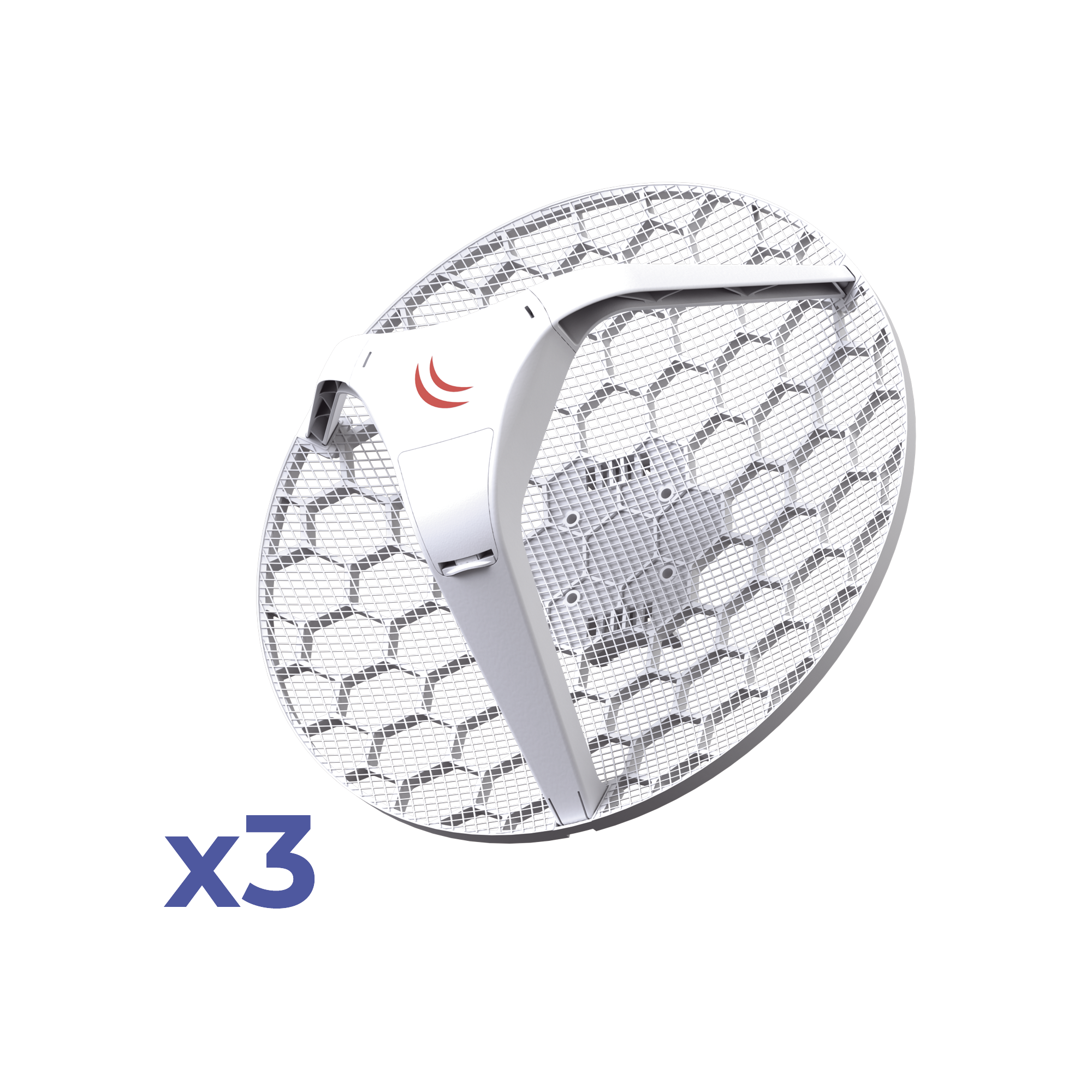 Paquete 3 (LHG 5) Cliente y PtP en 5 GHz 802.11 a/n, Antena Integrada de 24.5dBi, Hasta 316mW de Potencia.