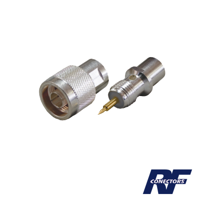 Conector N macho para cable BELDEN 9913, 7810A, 8214; ANDREW CNT-400; Syscom RG8/U-SYS, RFLASH-1113