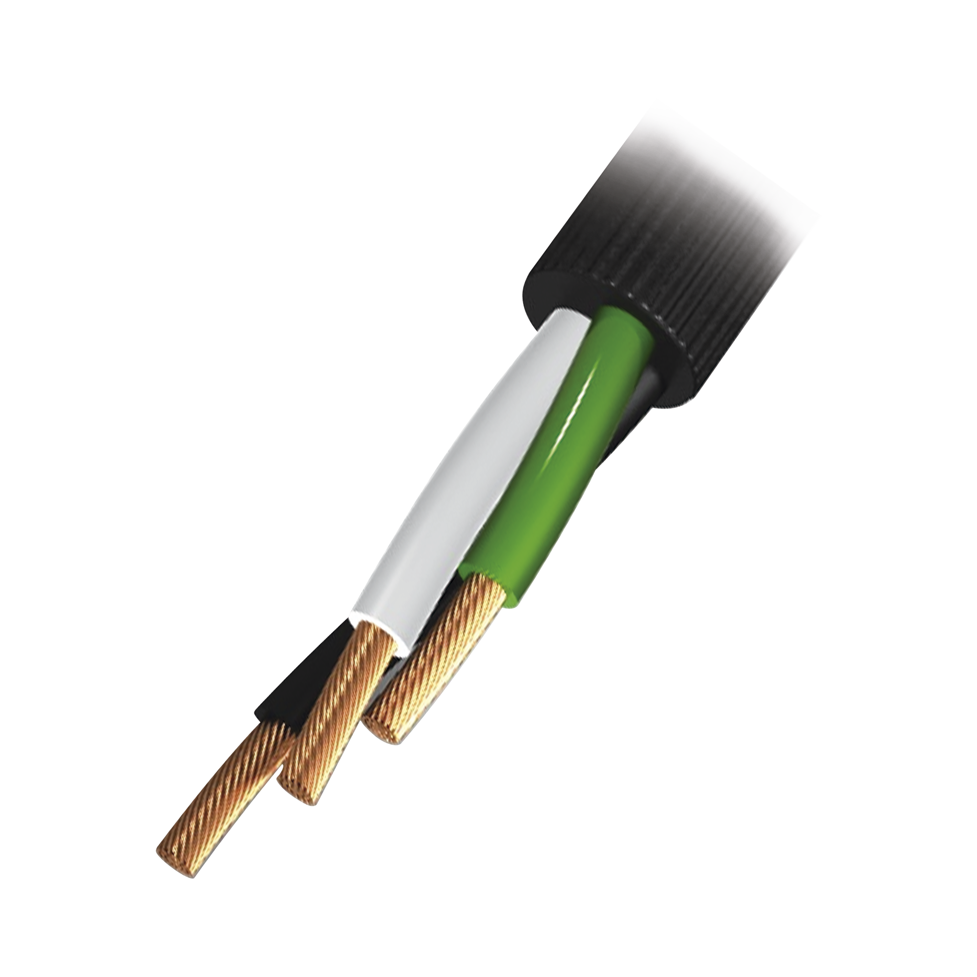 ( Venta x metro ) / Cable Eléctrico de Uso Rudo / 3 Hilos Calibre 10 AWG / Hasta 600 V.