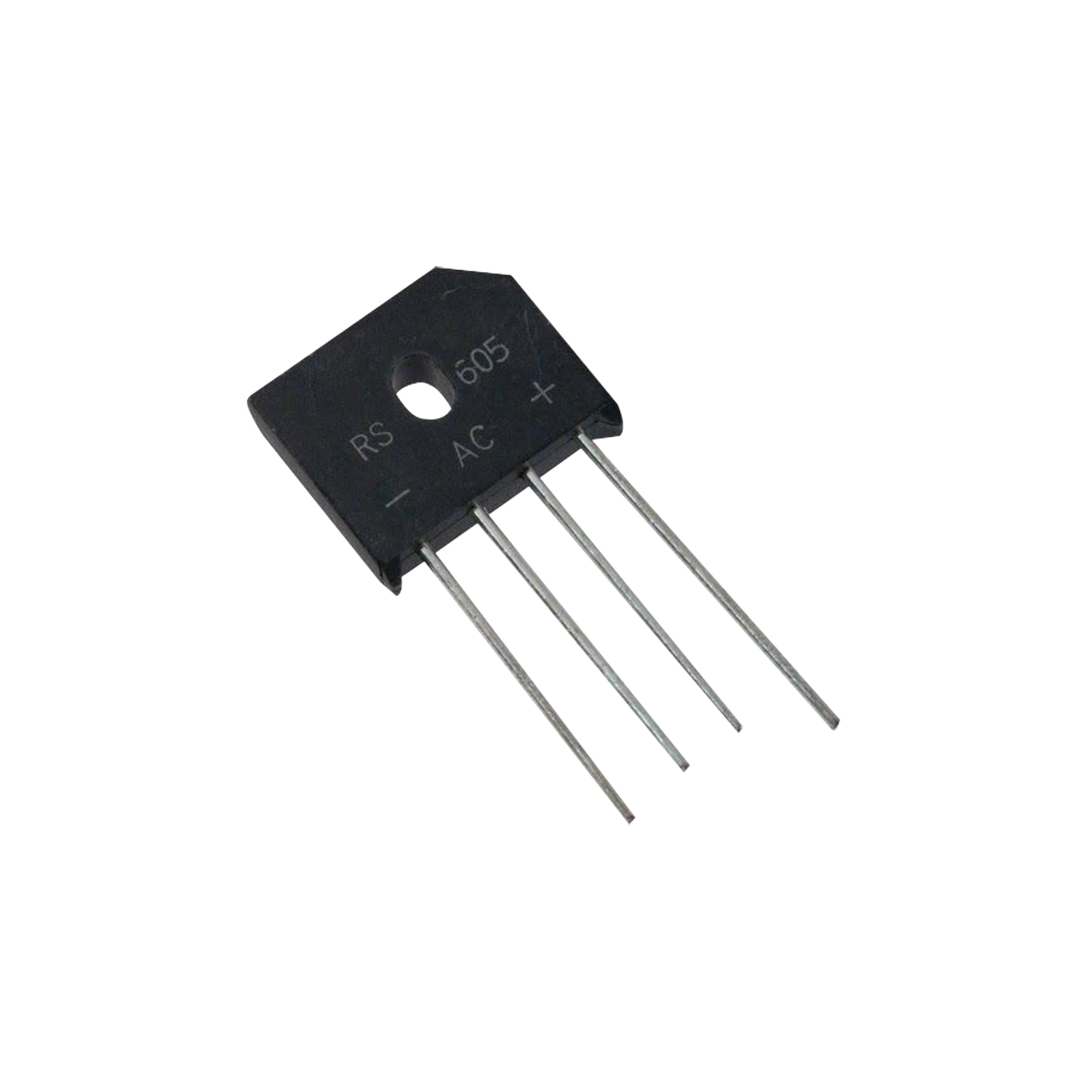 Puente Rectificador en Línea de 6 Amp., 800 PIV, Silicio, 420 RMS.