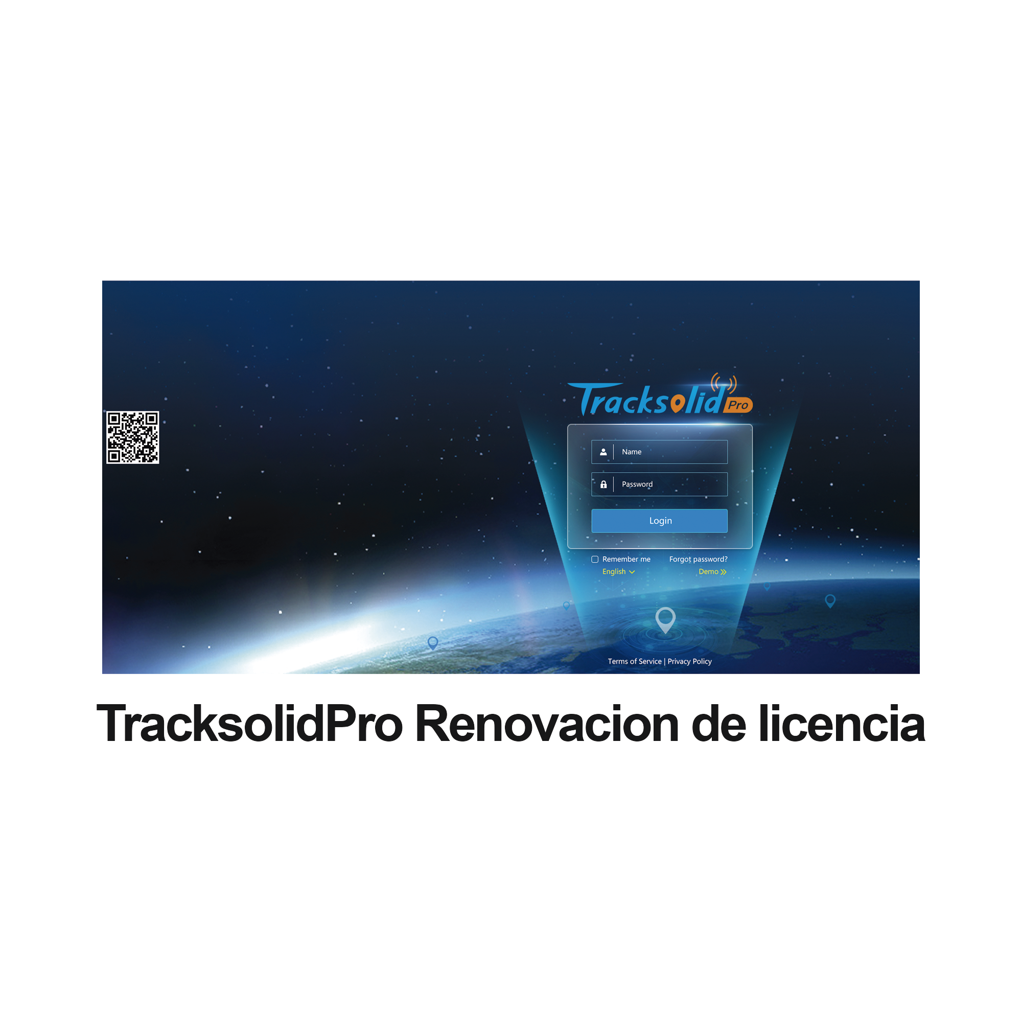 Renovación de licencia para plataforma TracksolidPro