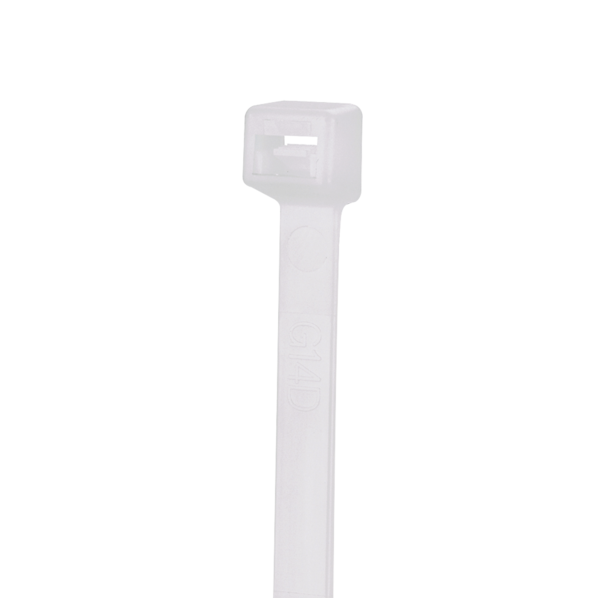 Cincho de Nylon 6.6 StrongHold™, 200mm largo x 2.5mm ancho, Color Natural, Plenum, Paquete de 100pz