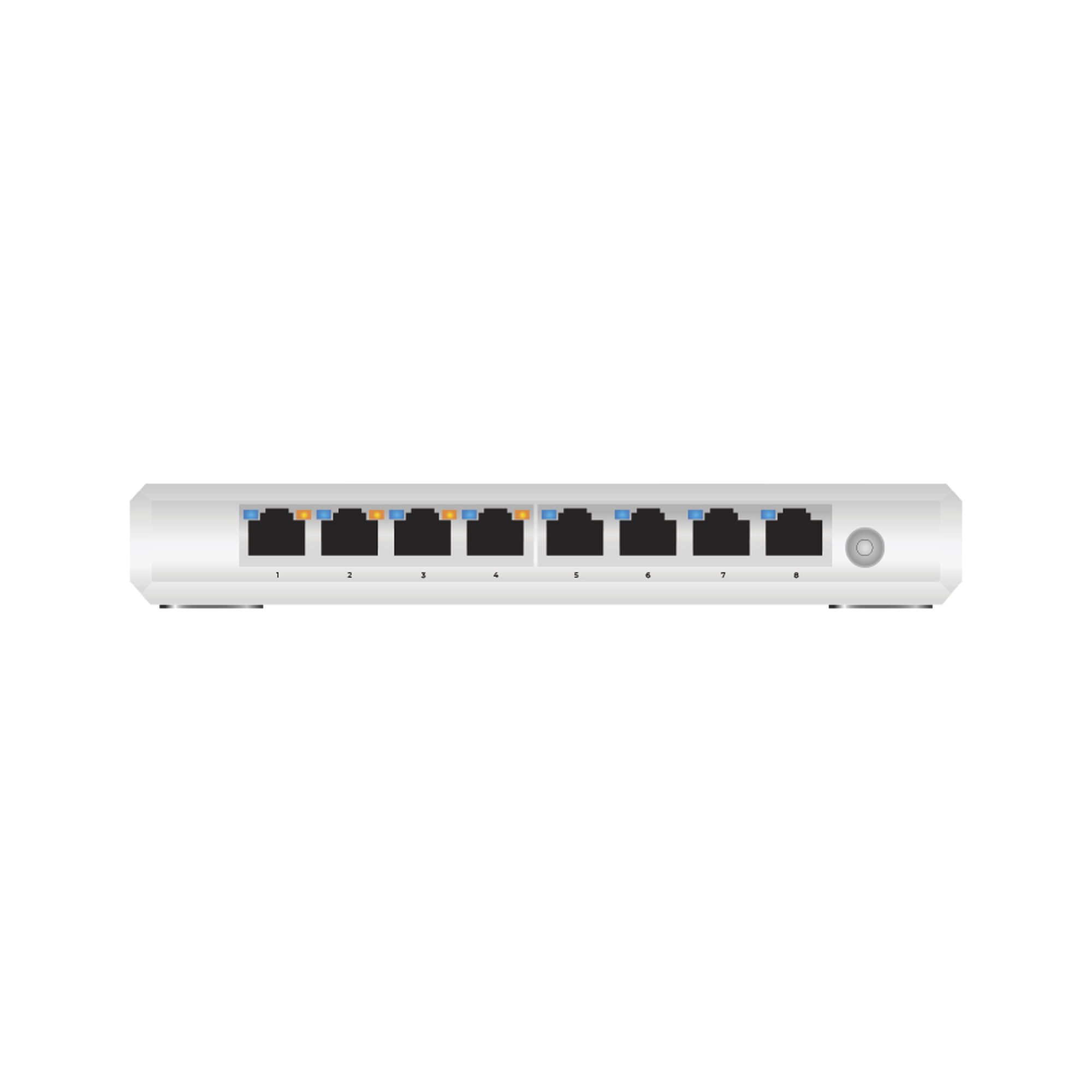 Switch Gigabit PoE+ Administrable / 8 puertos 10/100/1000 Mbps (4 de ellos PoE+ 802.3af/at) / Hasta 60W / Administración nube gratuita