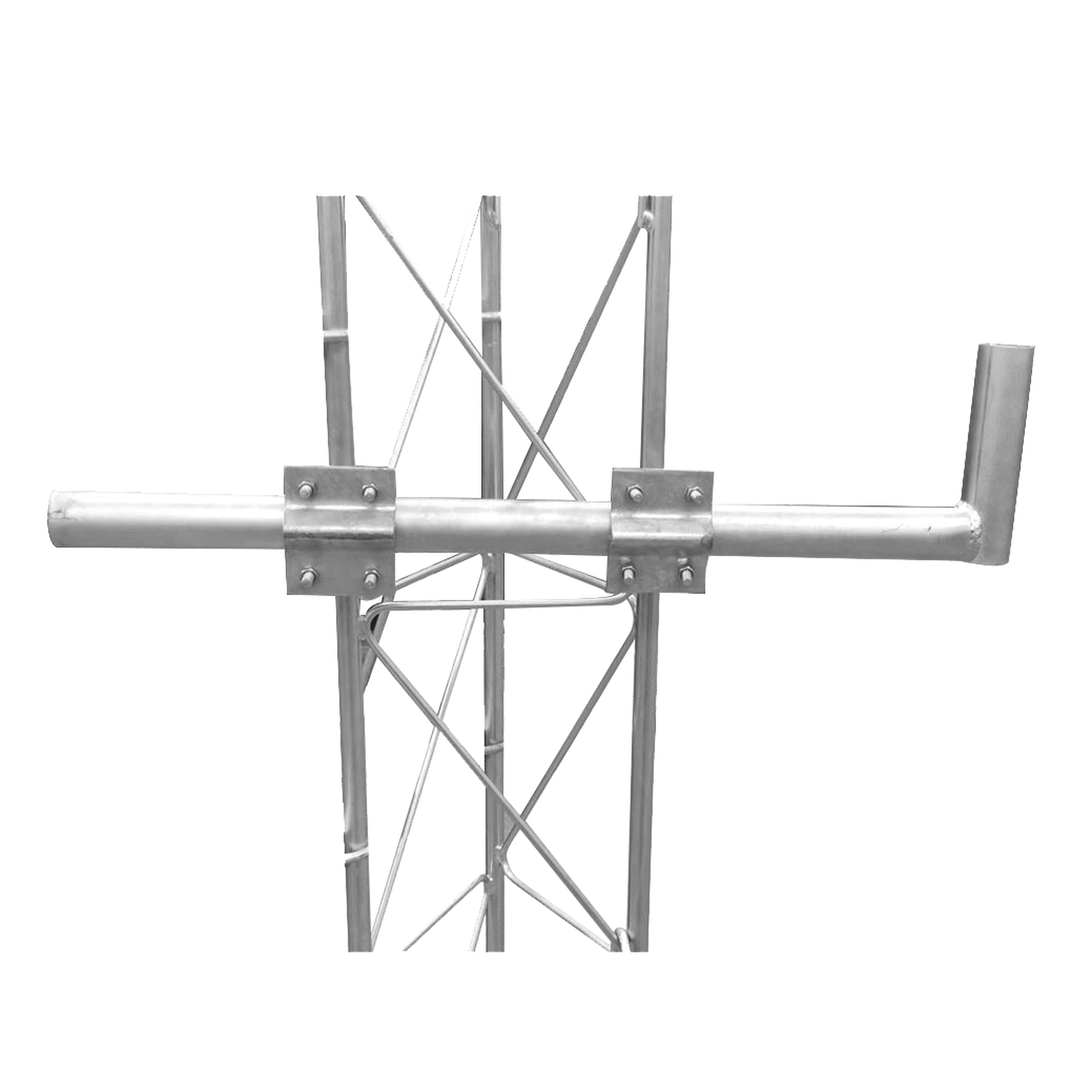 Brazo tipo Bastón. Inmersión en Caliente. Largo: 80 cm. Alto: 20 cm. Tubo: 1-1/2' Ced.30