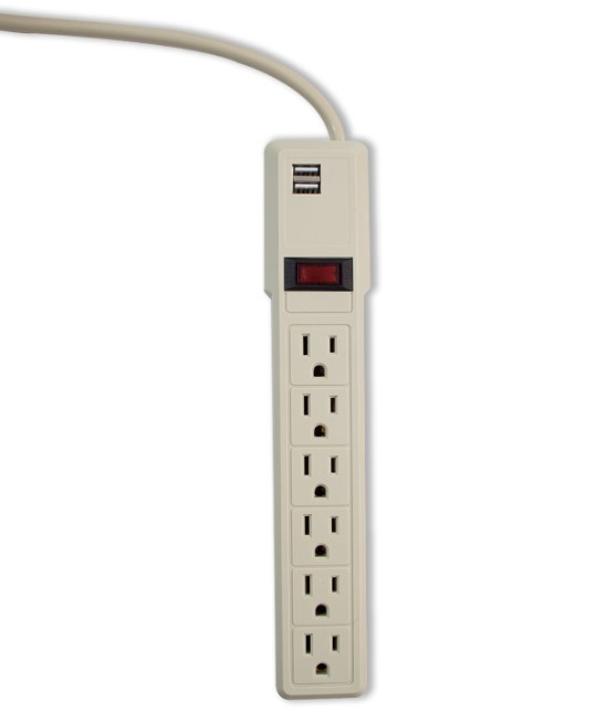 Supresor de Picos SMARTBITT SBSS550J6USB - 550 J, 6