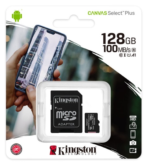 Micro SD 128GB Kingston Technology CL10 SDCS2 - 