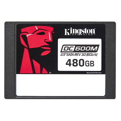 UNIDAD DE ESTADO SÓLIDO KINGSTON DC600M ENTERPRICE 480GB SATA3 2.5 R.560MB/S W.470MB/S PARA SERVIDOR - 
