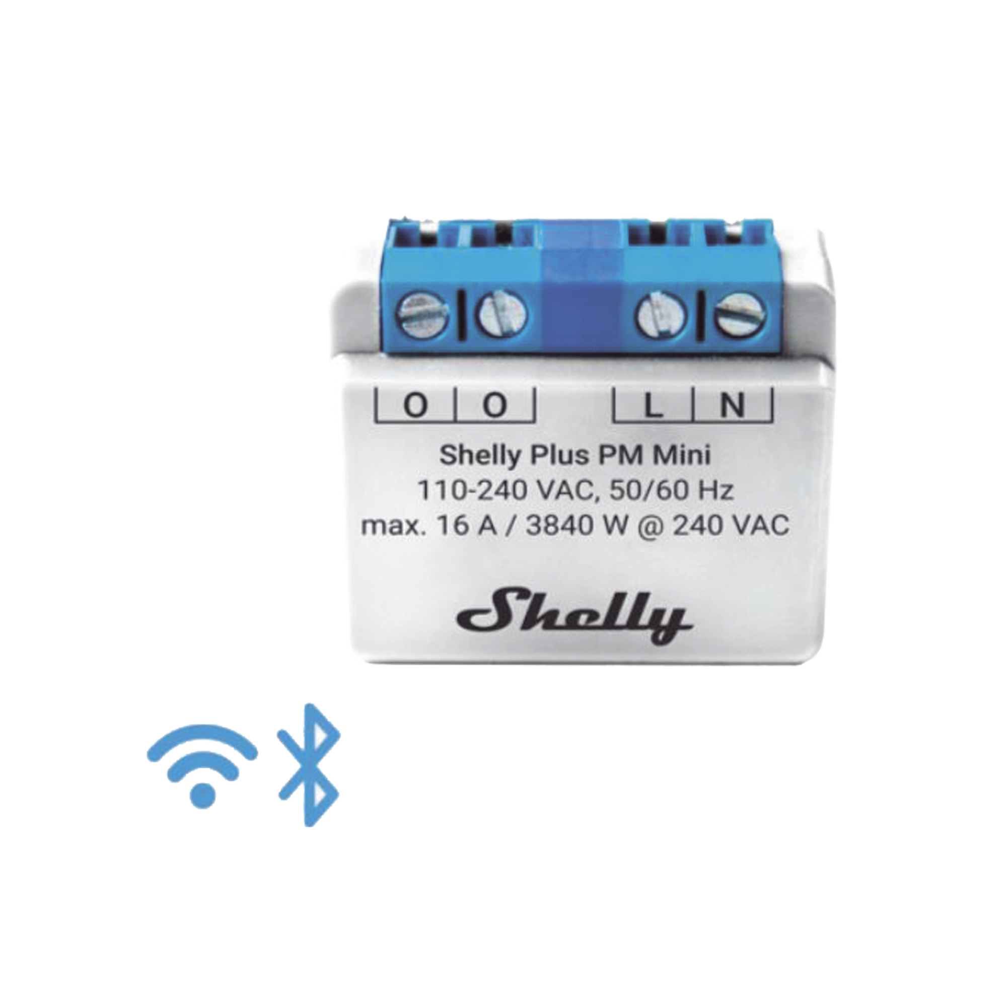Mini Interruptor inteligente con Wi-Fi, medición de consumo, 1 canal 16A, compatible con asistentes de voz Alexa y GoogleHome